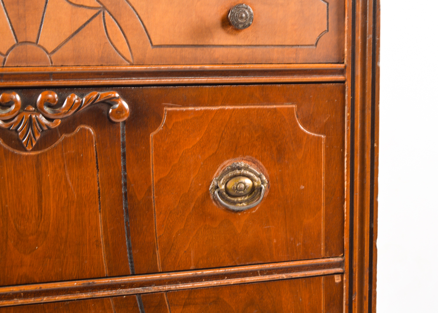 Vintage Art Nouveau Style Dresser