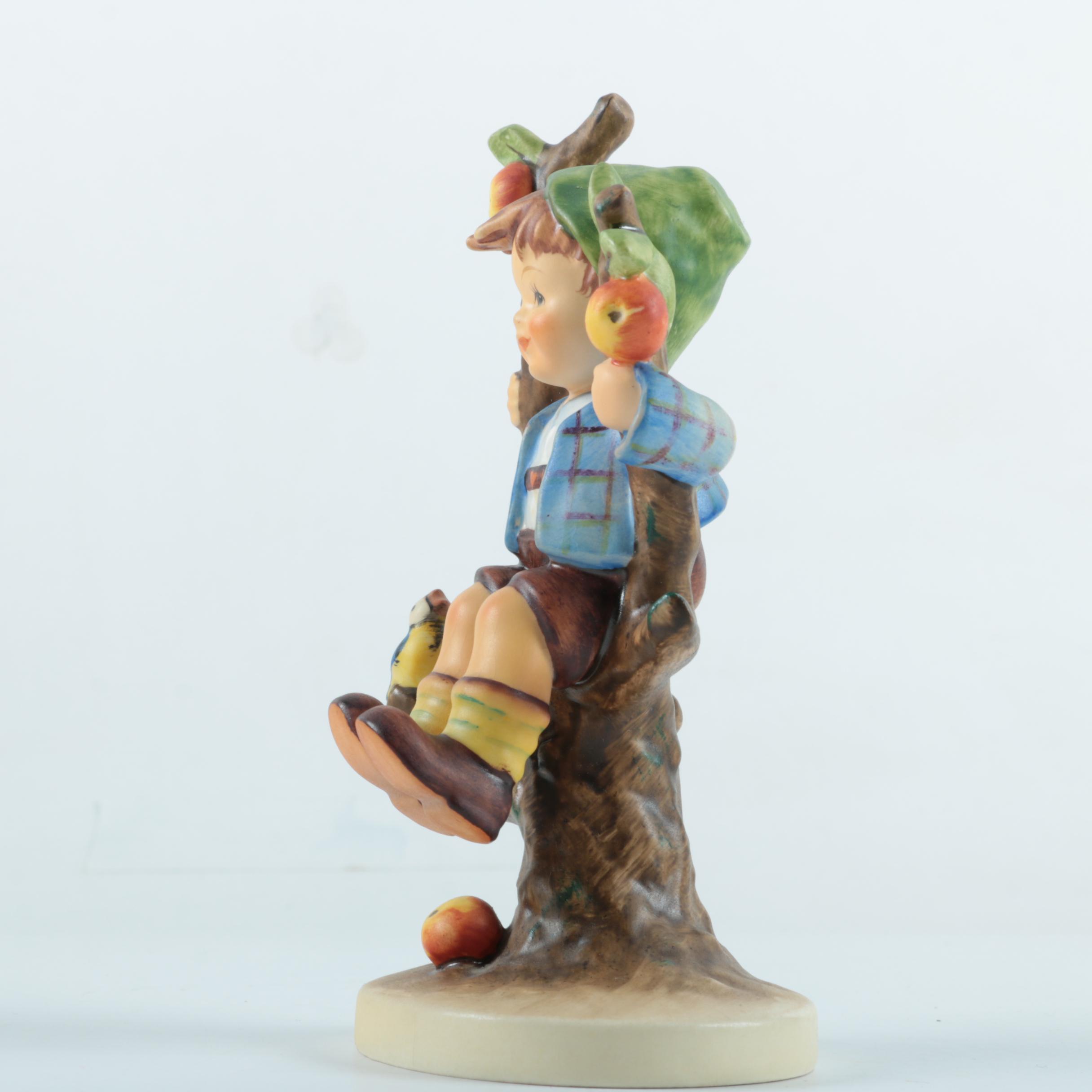 Hummel "Apple Tree Girl" and "Apple Tree Boy" Figurines