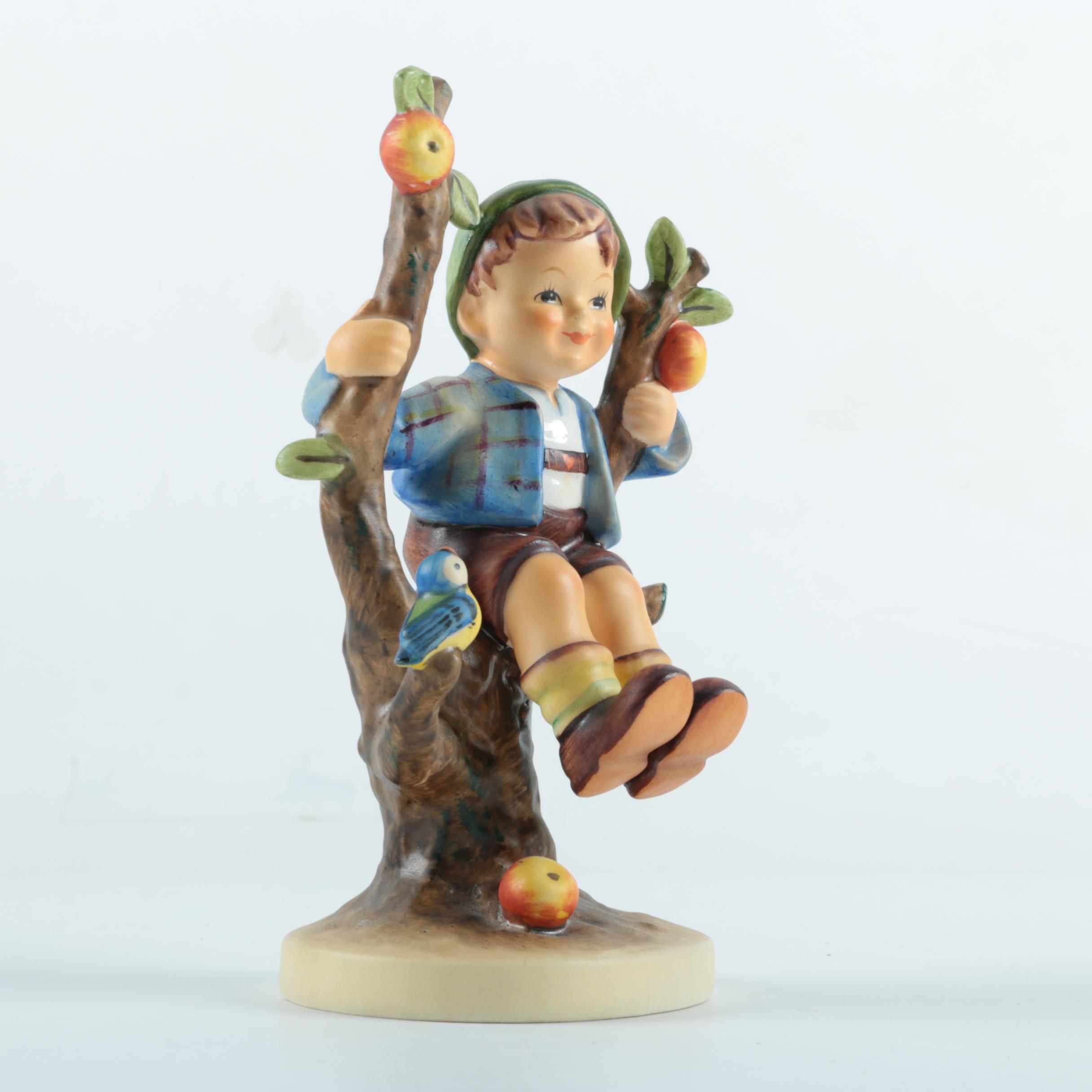 Hummel "Apple Tree Girl" and "Apple Tree Boy" Figurines