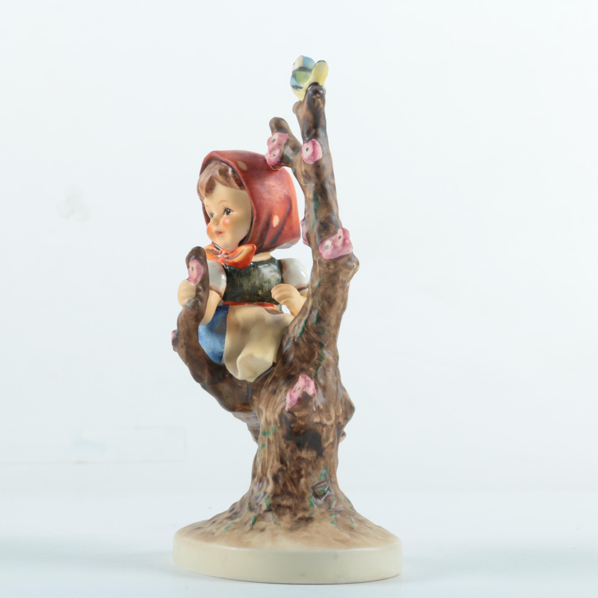 Hummel "Apple Tree Girl" and "Apple Tree Boy" Figurines