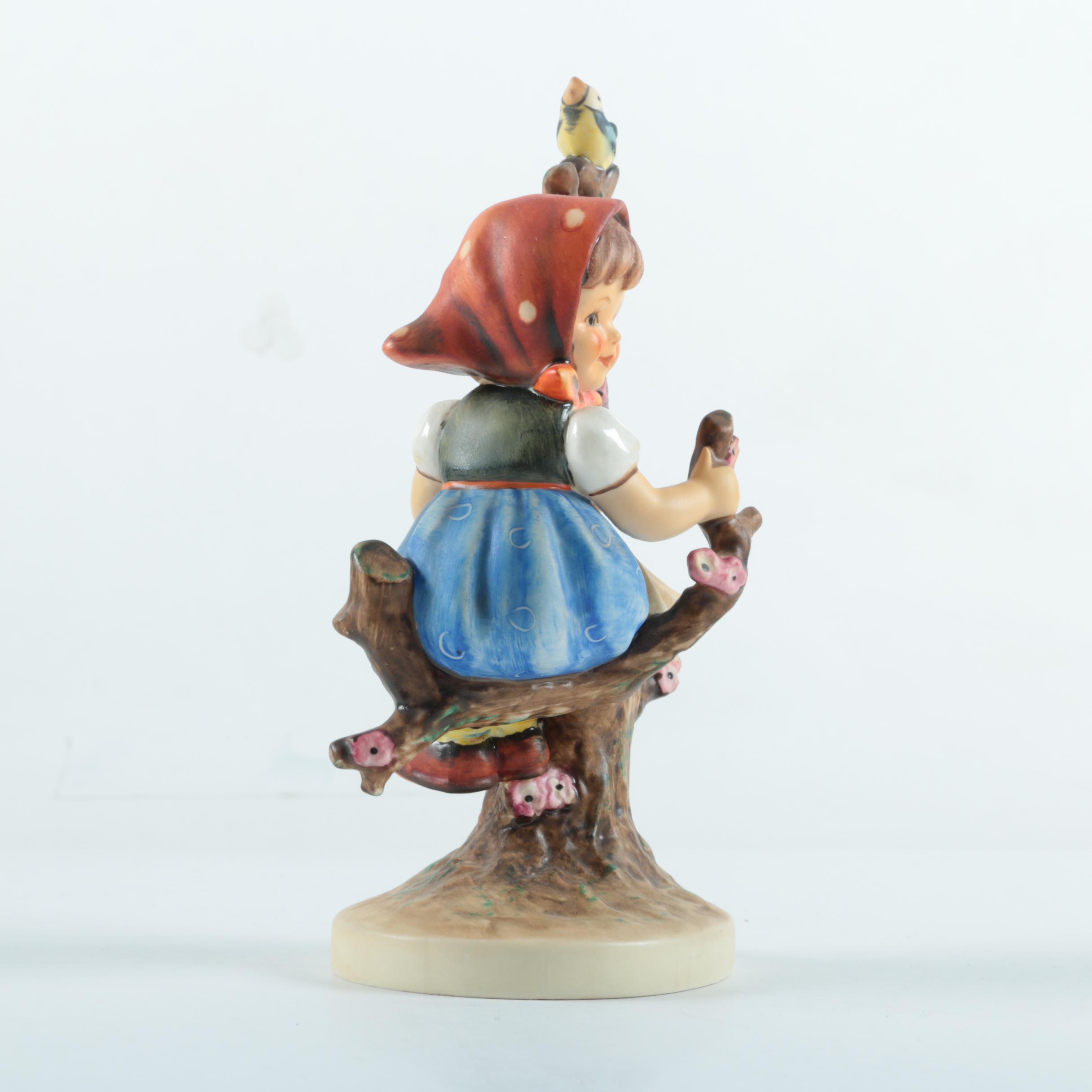 Hummel "Apple Tree Girl" and "Apple Tree Boy" Figurines