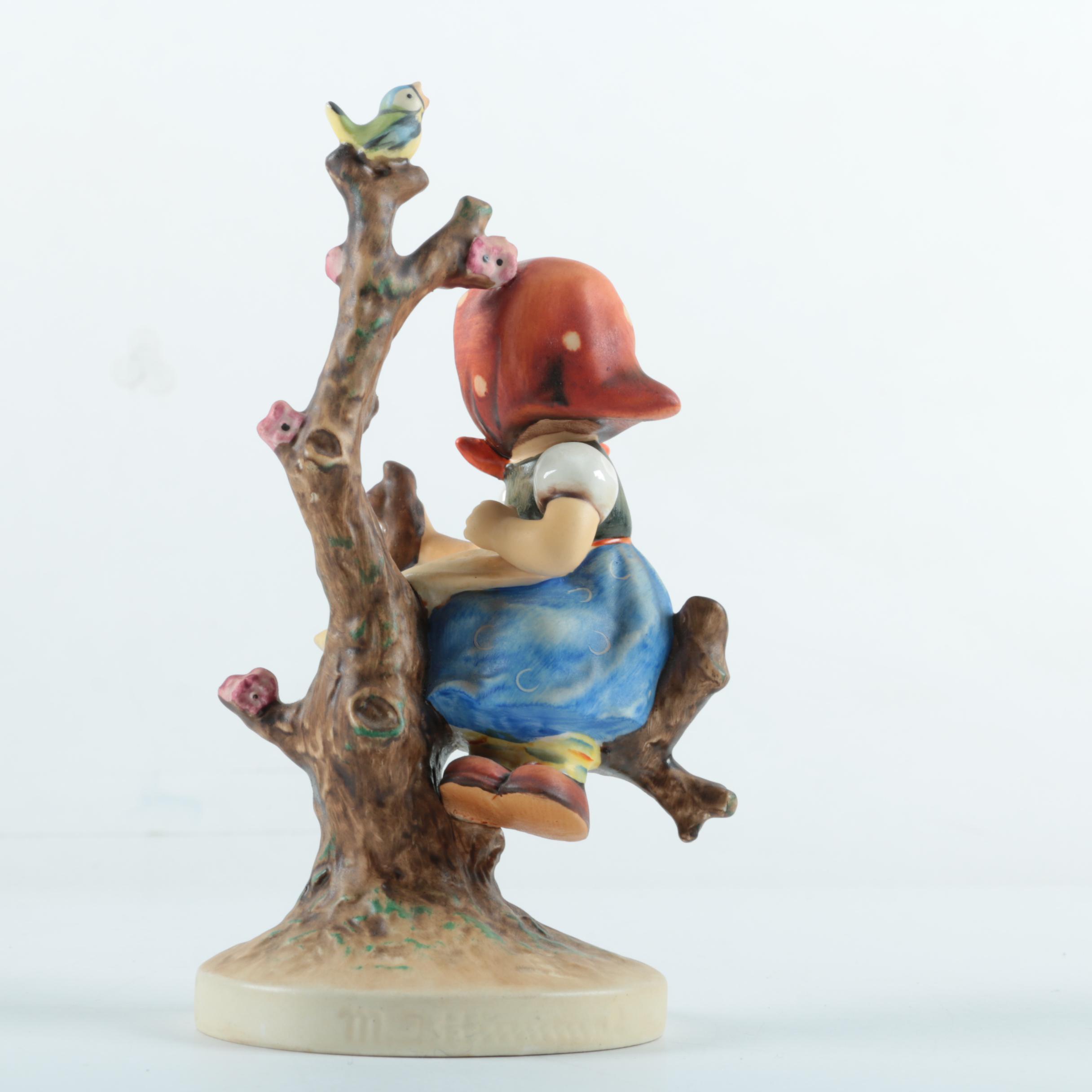 Hummel "Apple Tree Girl" and "Apple Tree Boy" Figurines