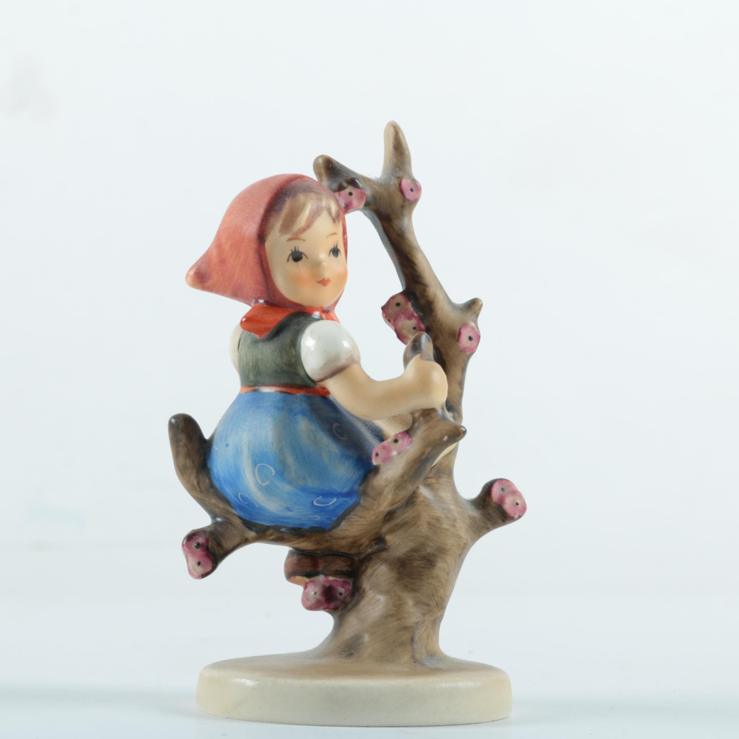 Hummel "Apple Tree Girl" and "Apple Tree Boy" Figurines