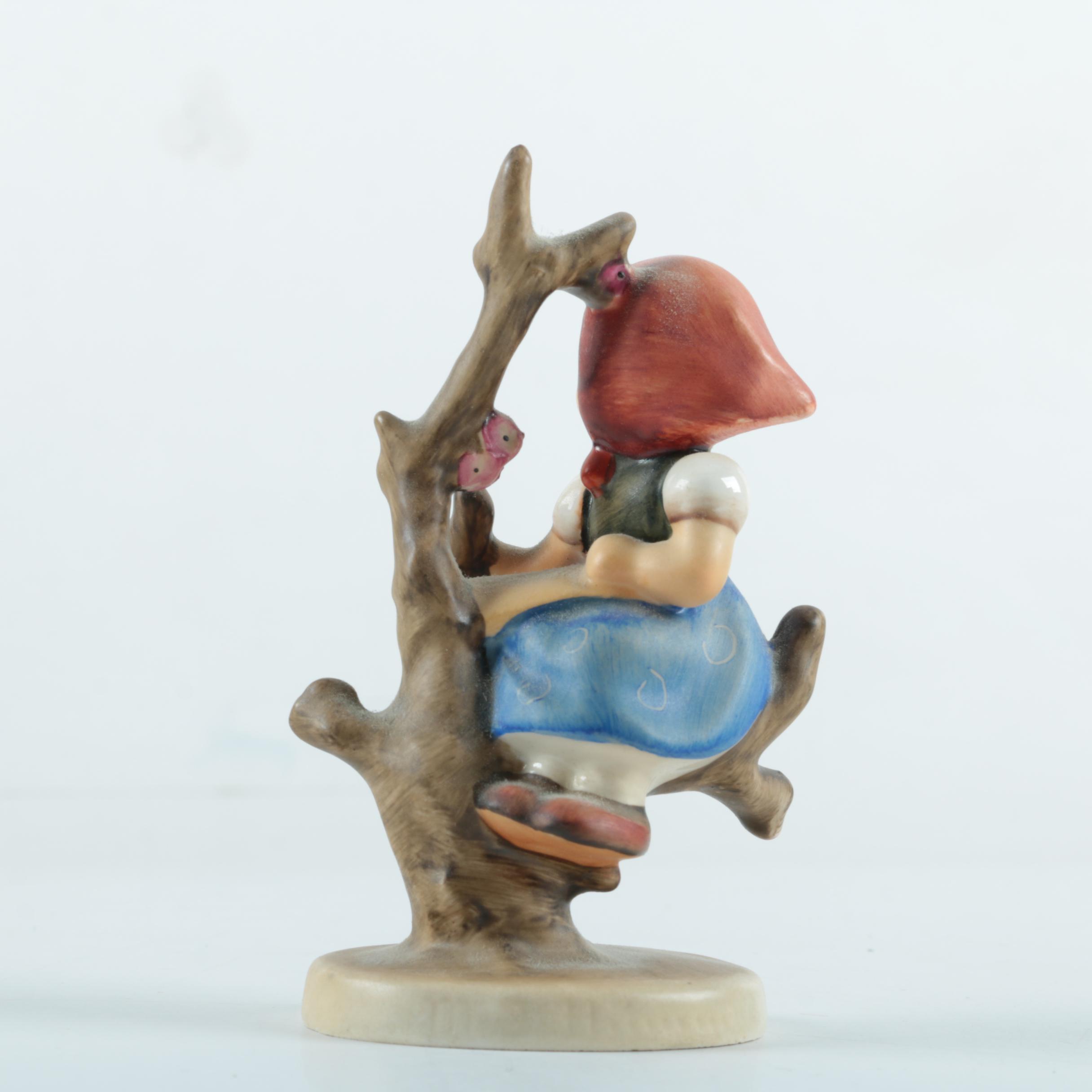 Hummel "Apple Tree Girl" and "Apple Tree Boy" Figurines