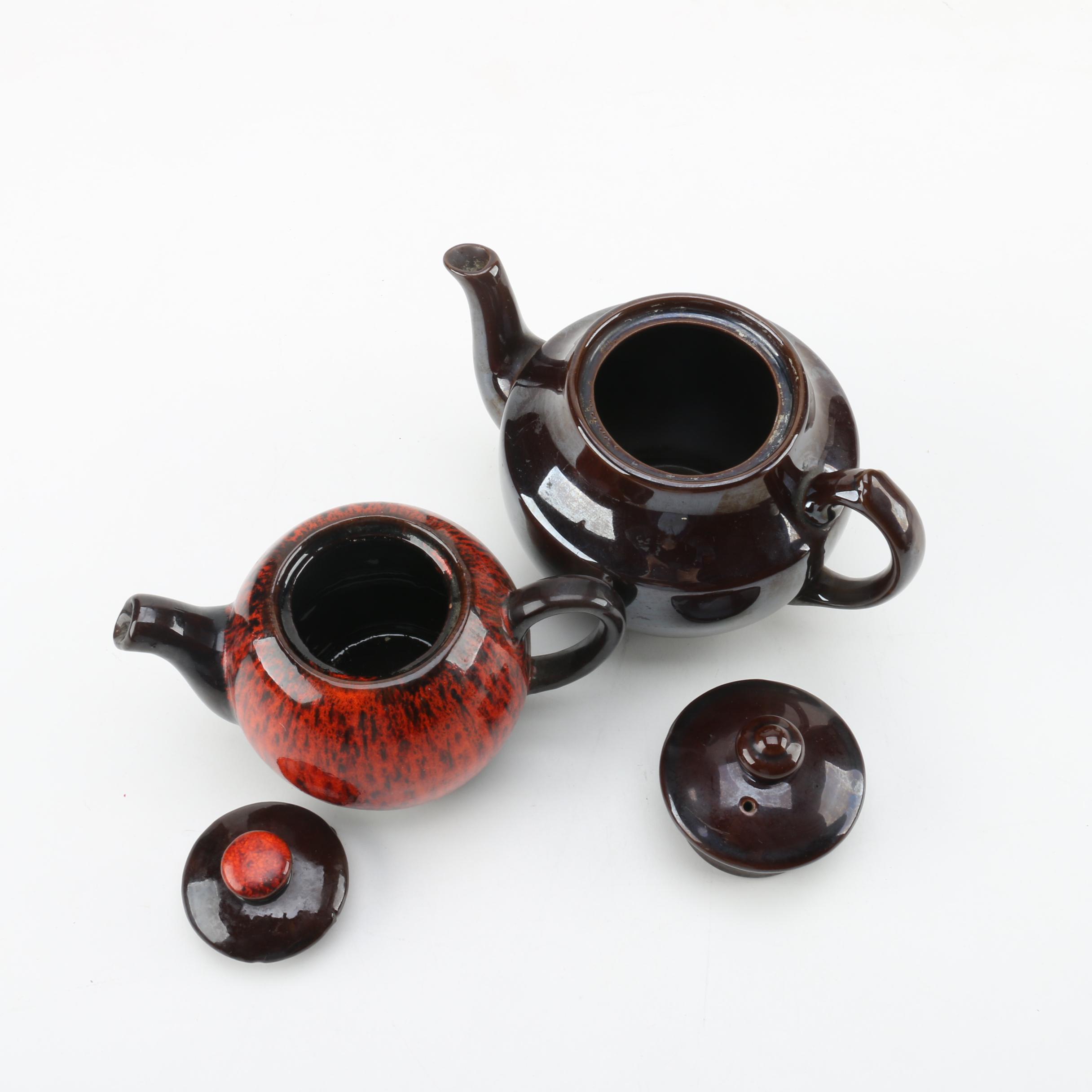 Glazed Ceramic Teapots