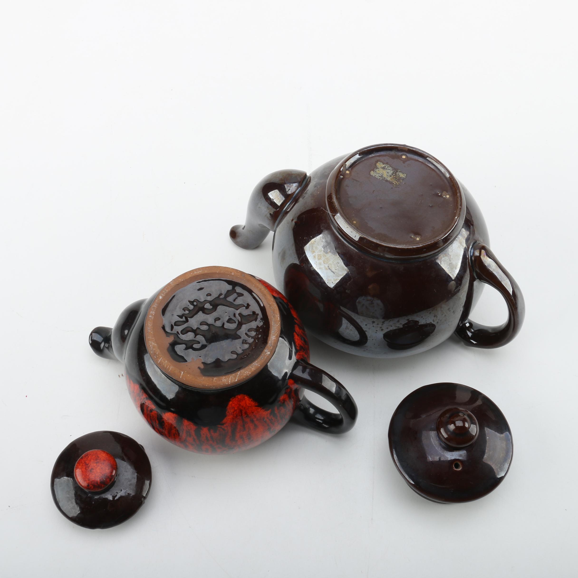 Glazed Ceramic Teapots