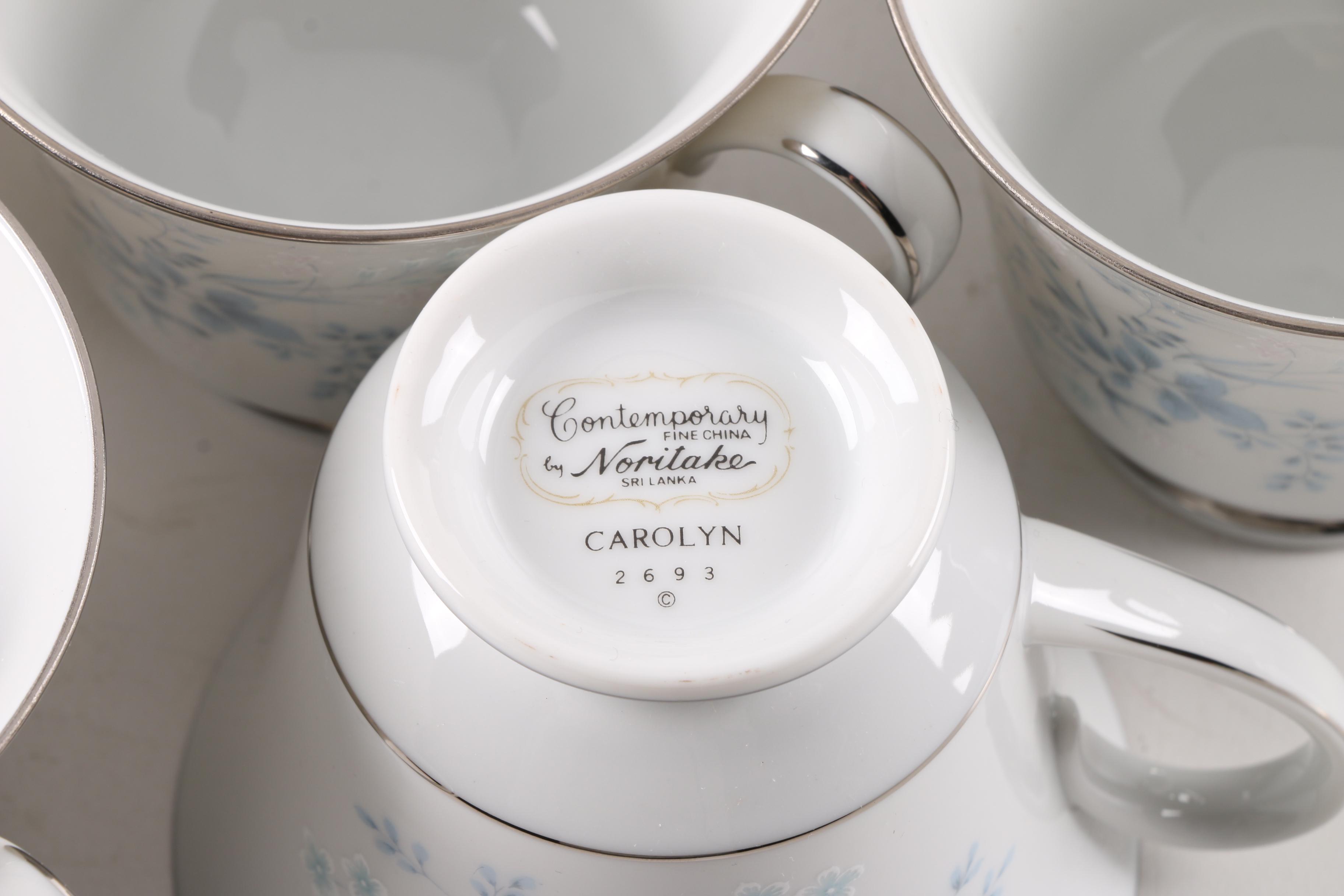 Noritake "Carolyn" Porcelain Dinnerware 1977-96