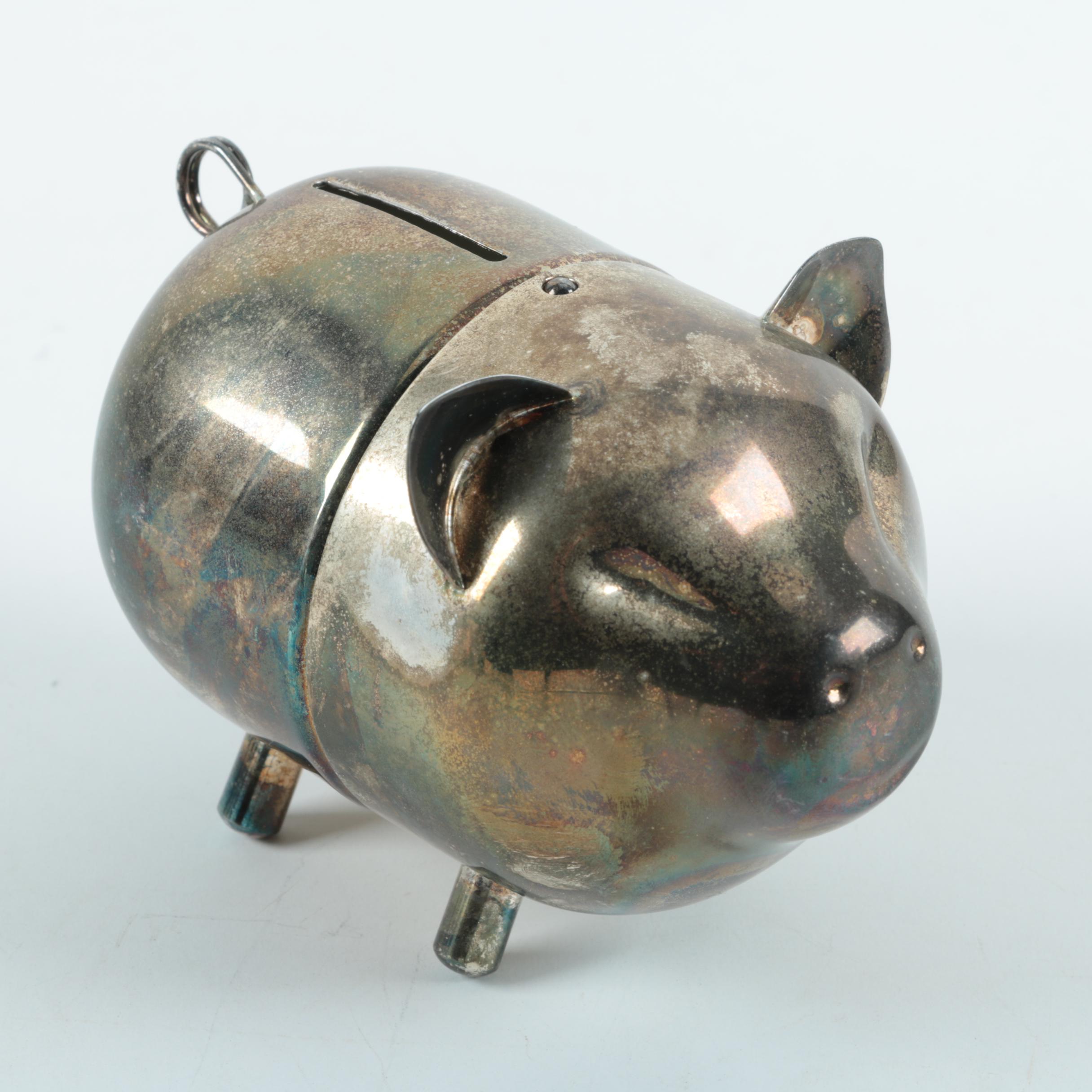 Oneida Silver Plate Baby Mug and Other Decorative Collectibles