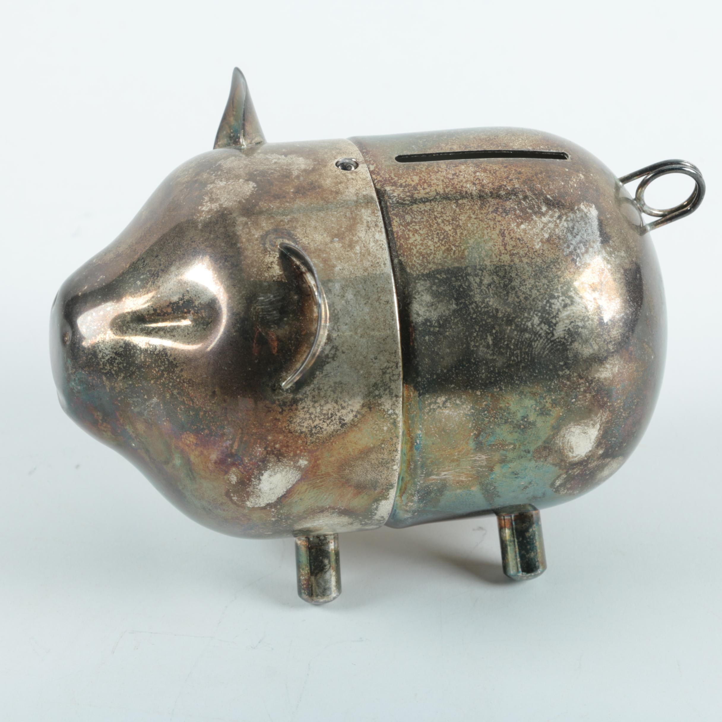 Oneida Silver Plate Baby Mug and Other Decorative Collectibles