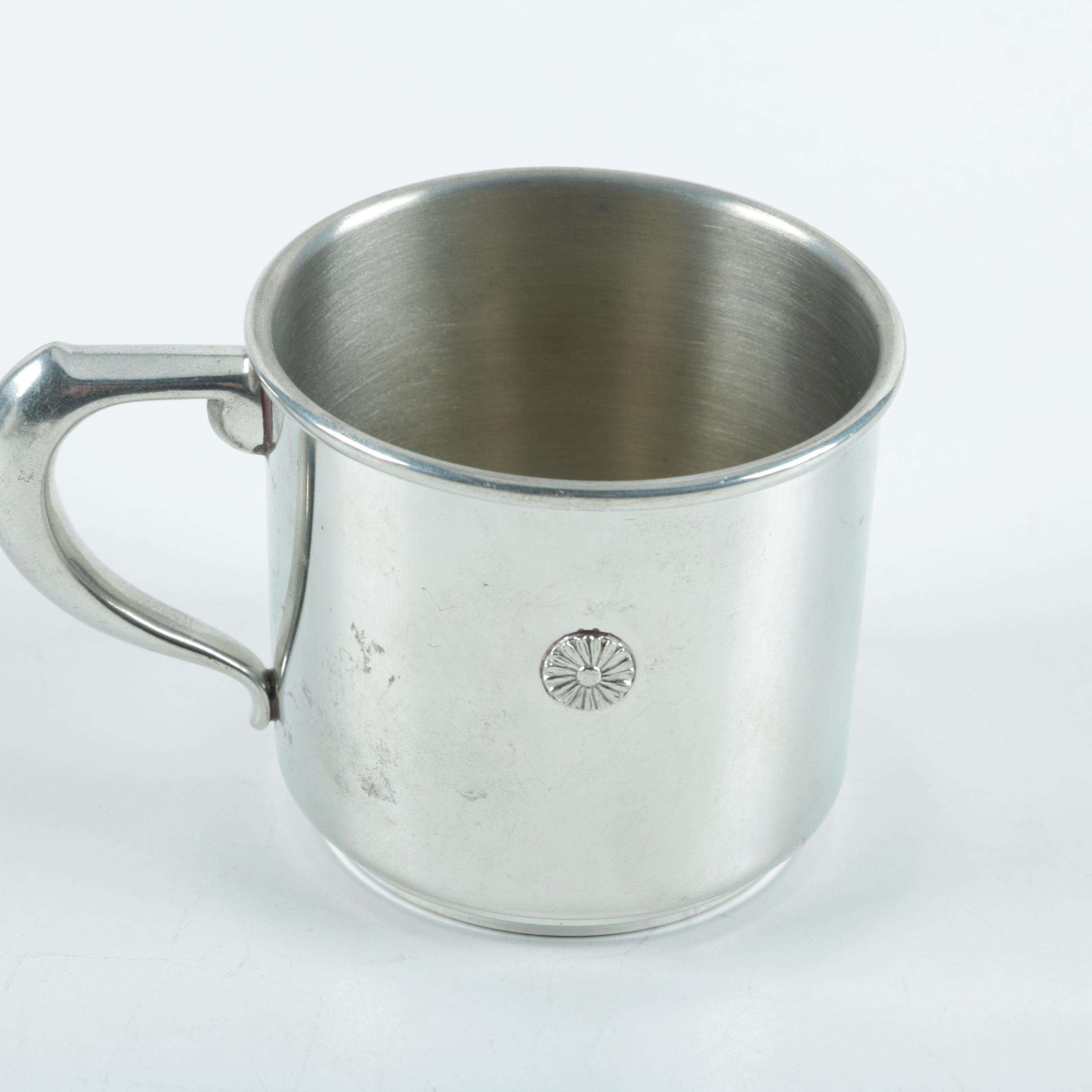 Oneida Silver Plate Baby Mug and Other Decorative Collectibles