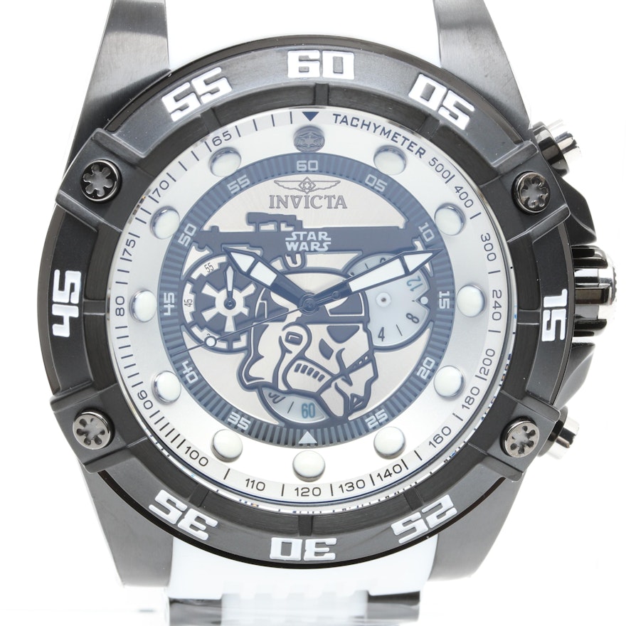 Invicta Star Wars Storm Trooper Stainless Steel Wristwatch