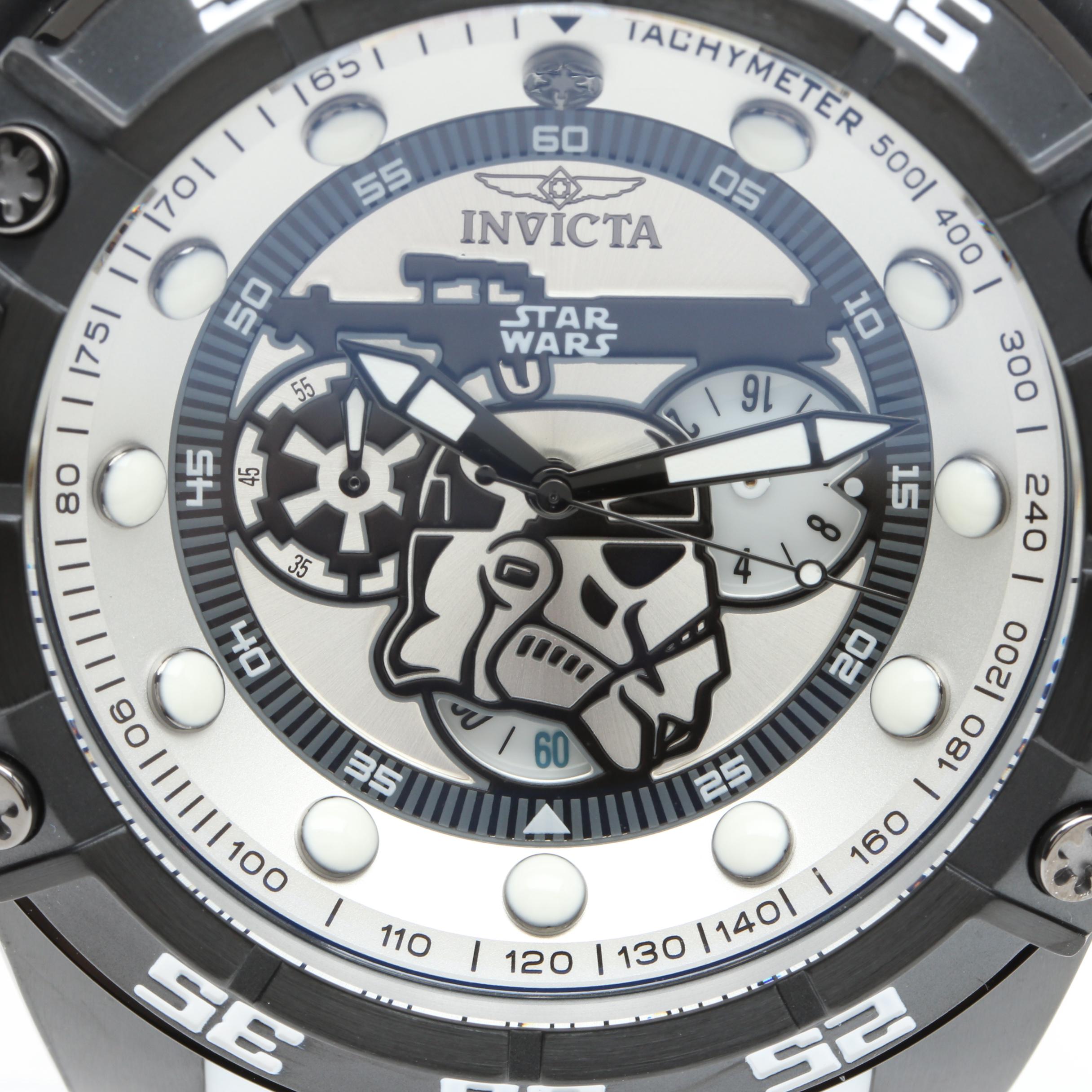 Invicta Star Wars Storm Trooper Stainless Steel Watch