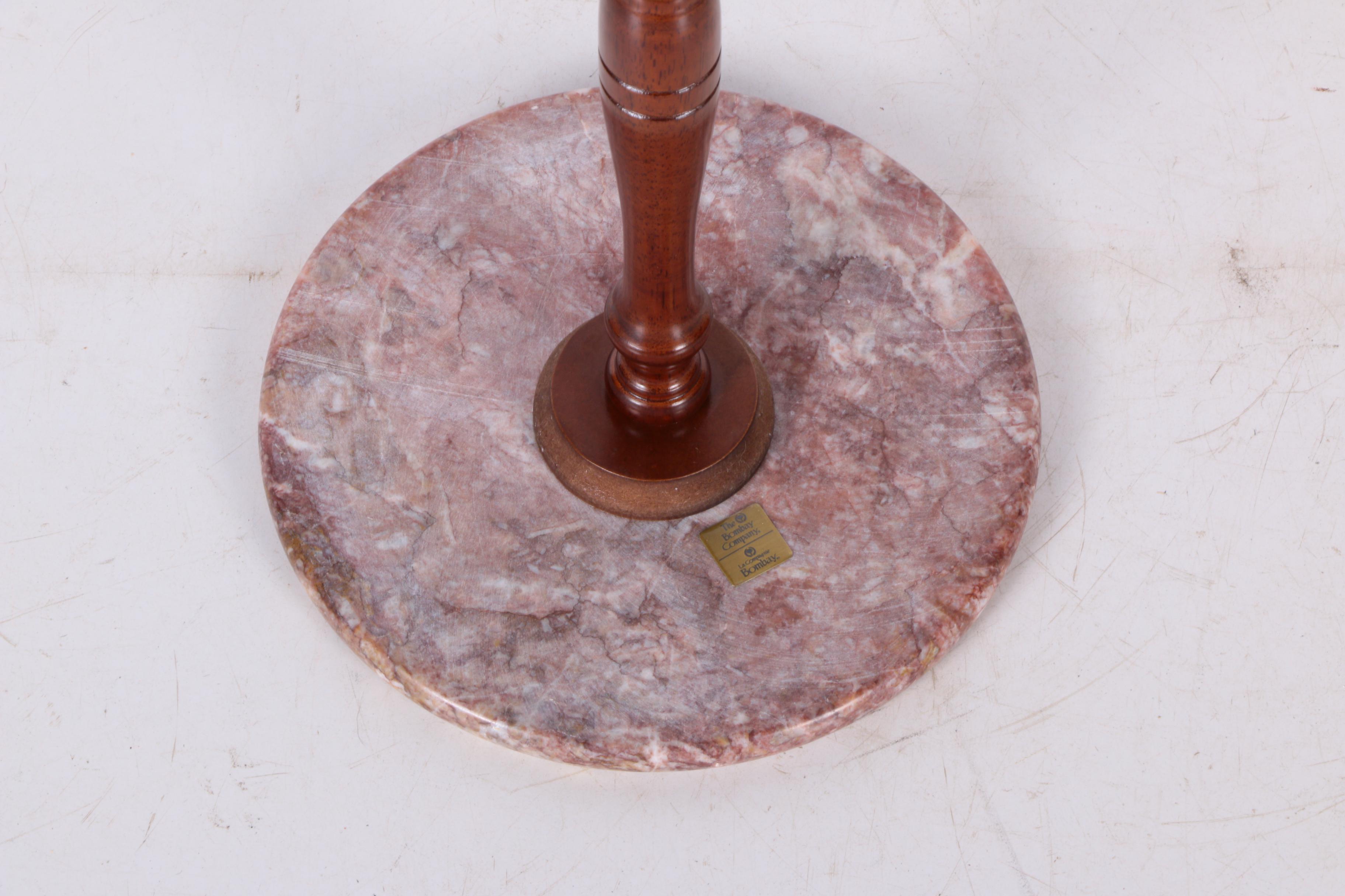 Marble Top Plant Stand