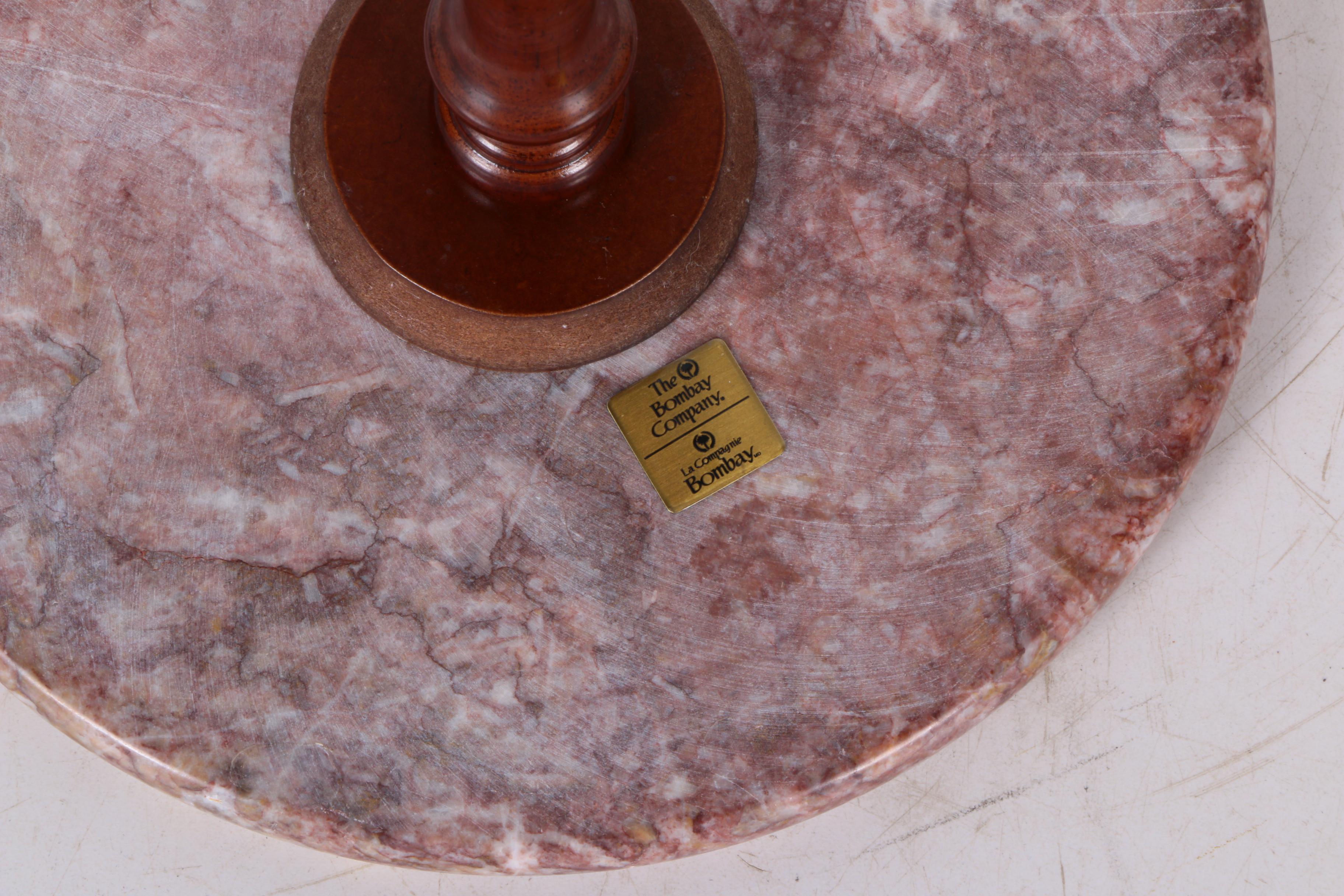 Marble Top Plant Stand