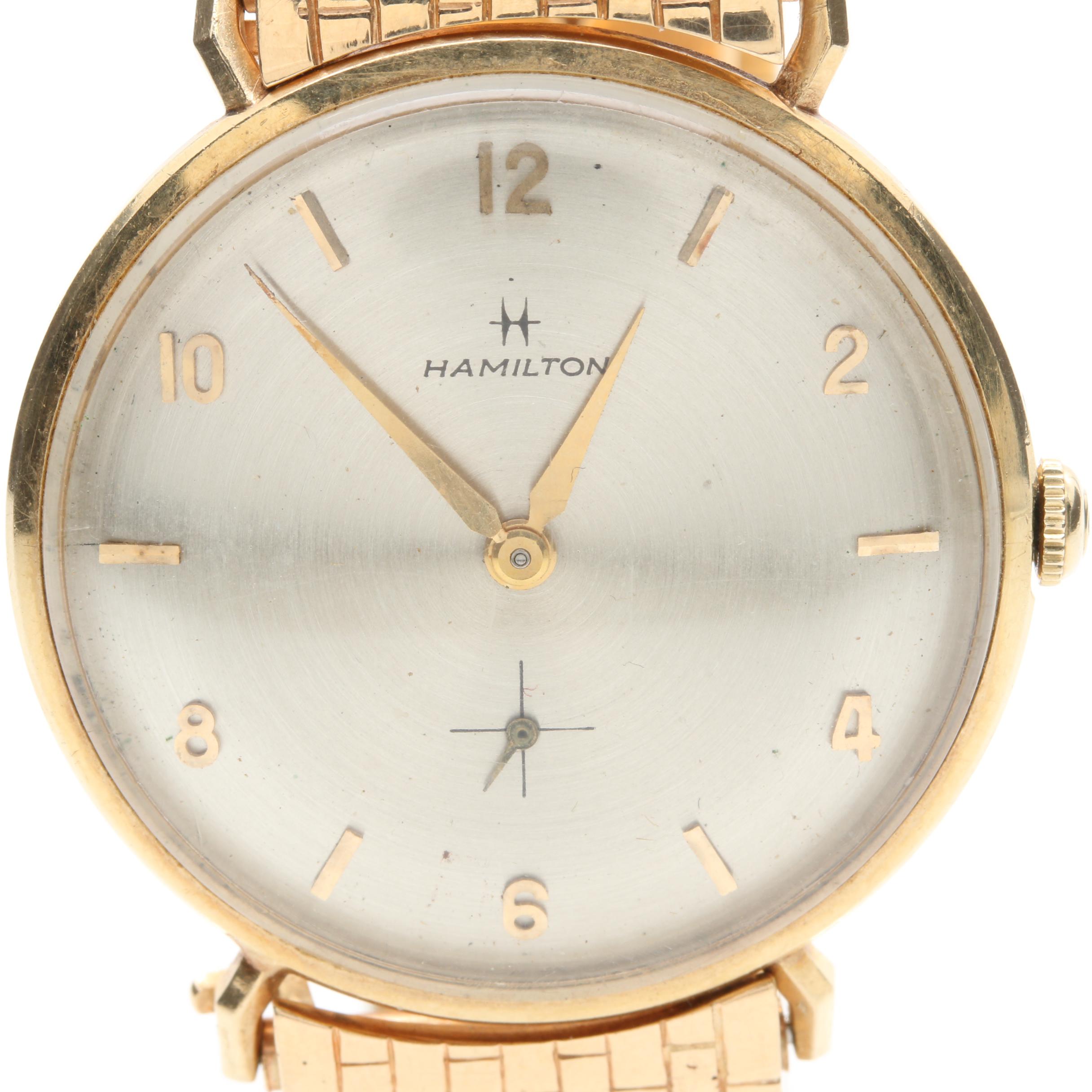 Hamilton 14K Yellow Gold Watch