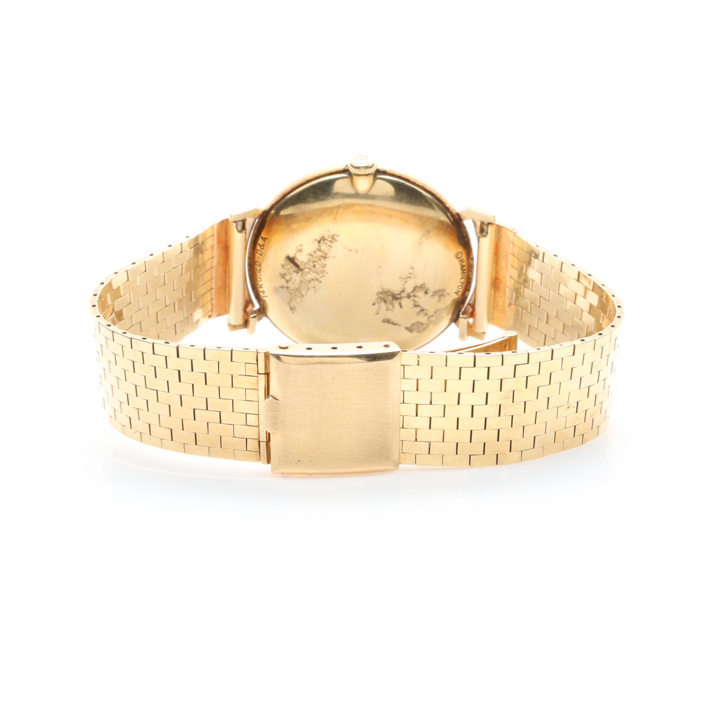 Hamilton 14K Yellow Gold Watch