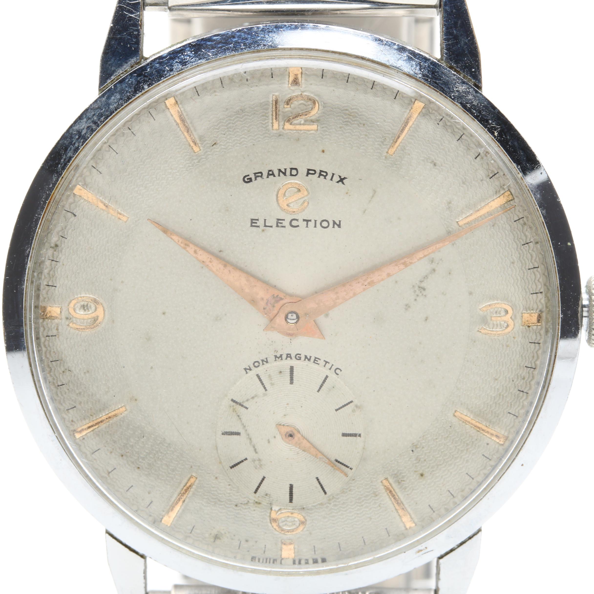 Grand Prix Election Stainless Steel Watch