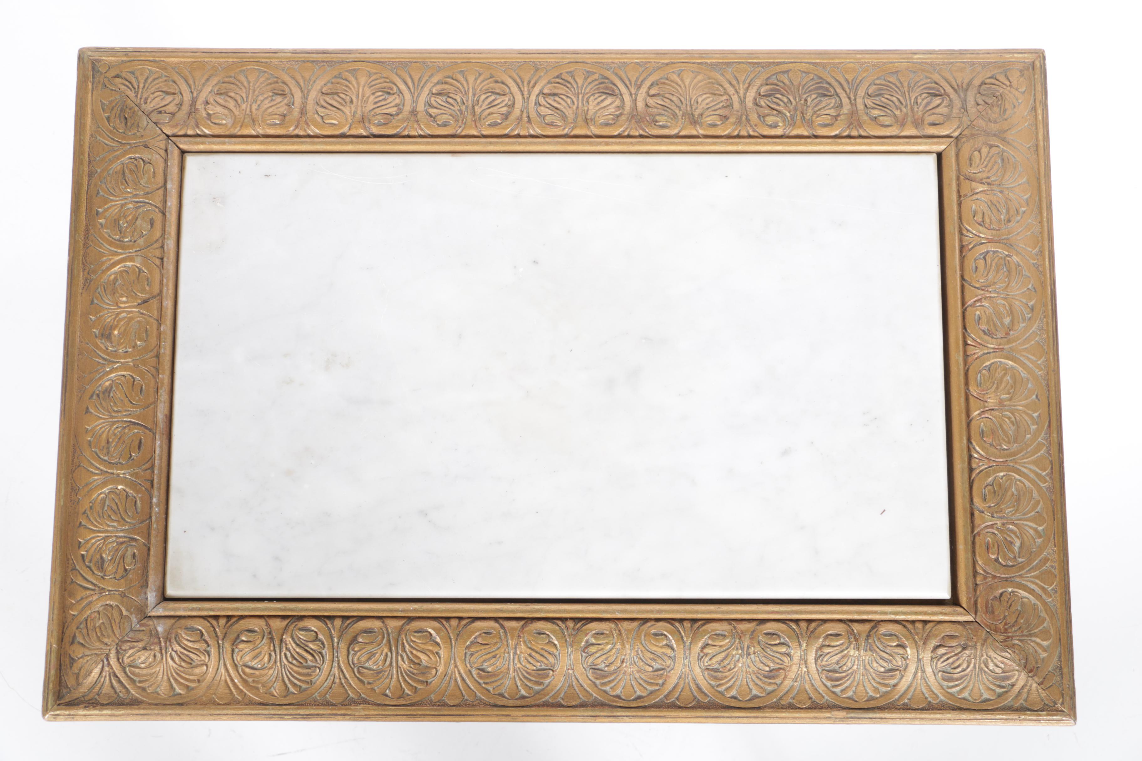 Italian Marble Top Accent Table