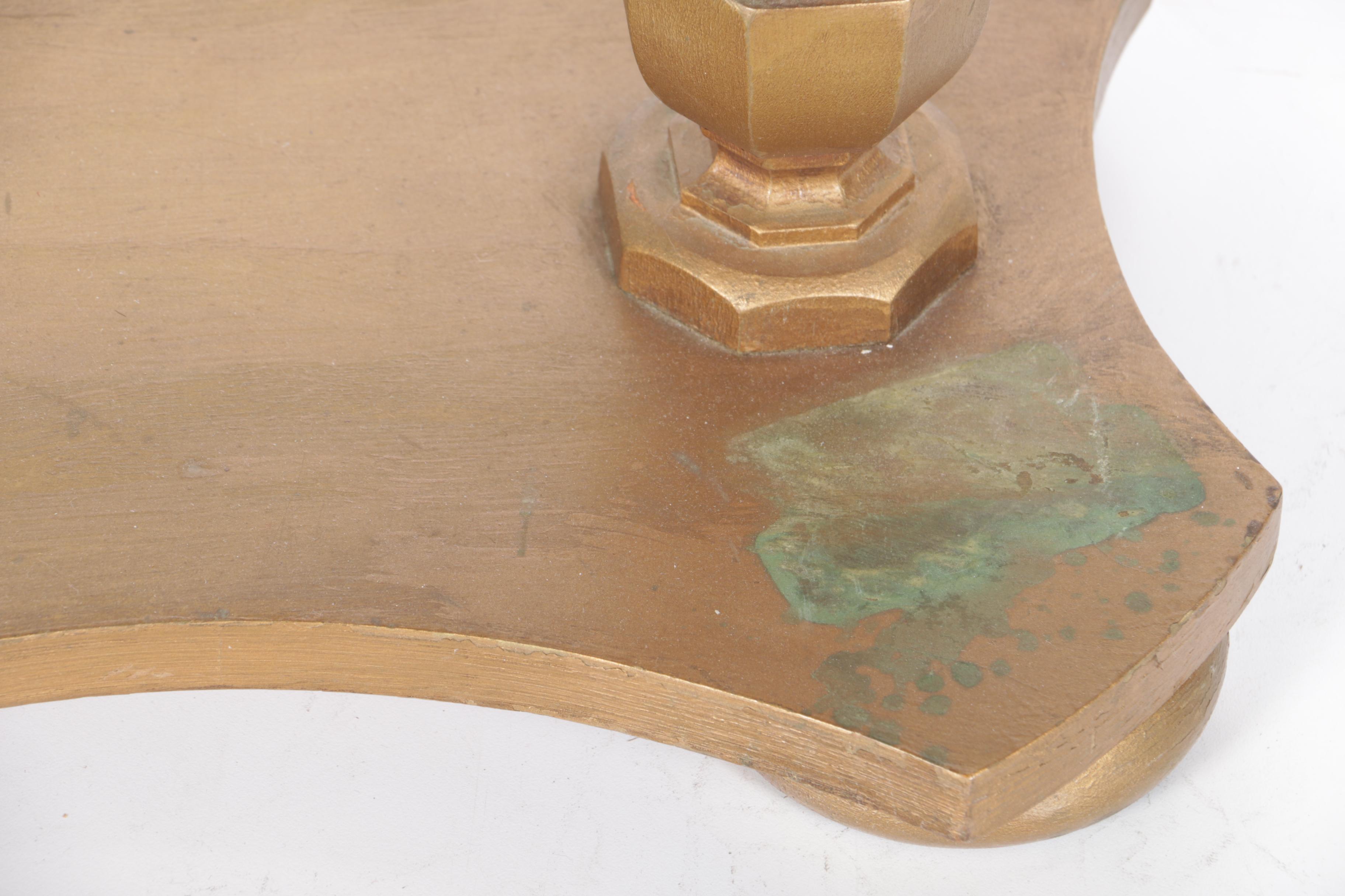 Italian Marble Top Accent Table