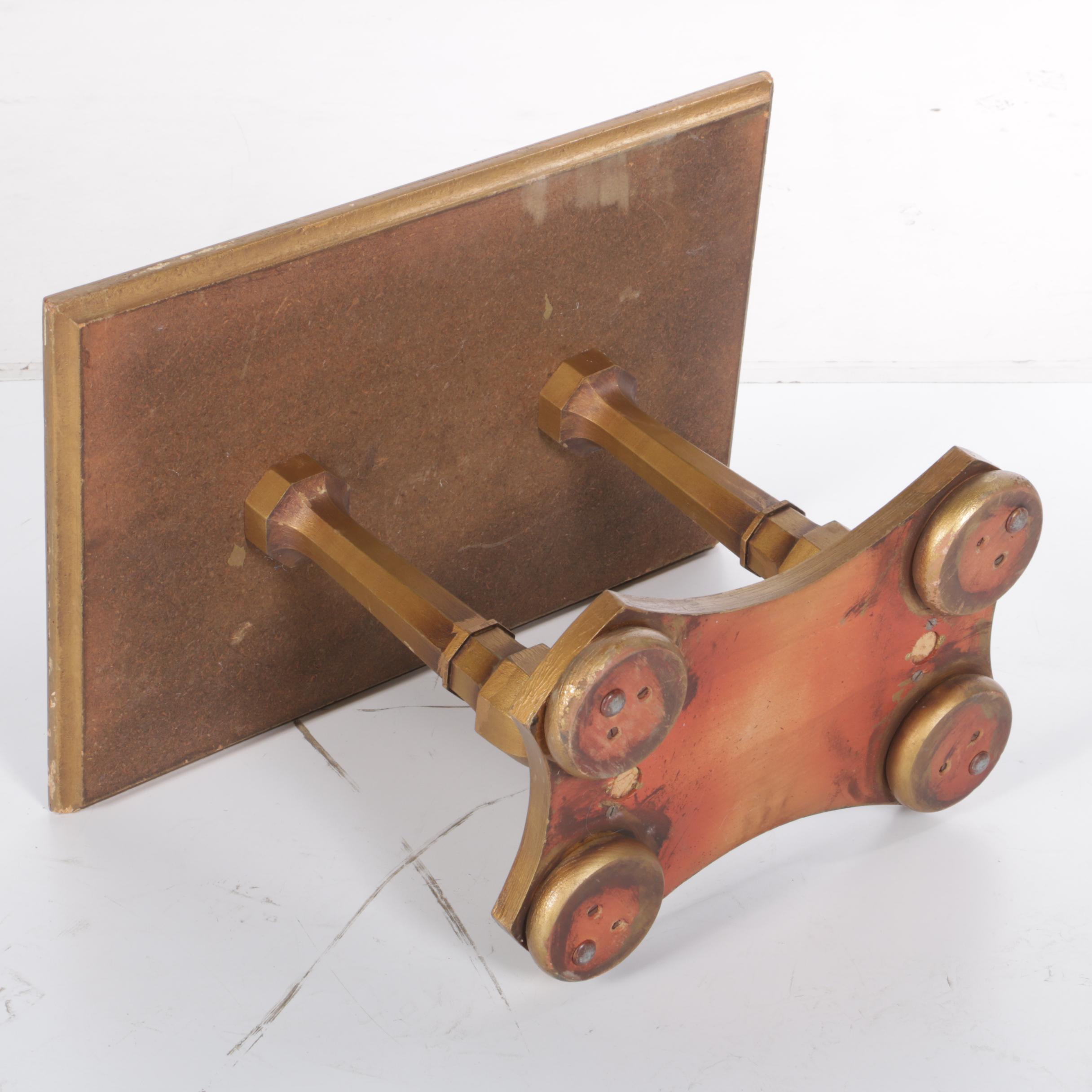 Italian Marble Top Accent Table