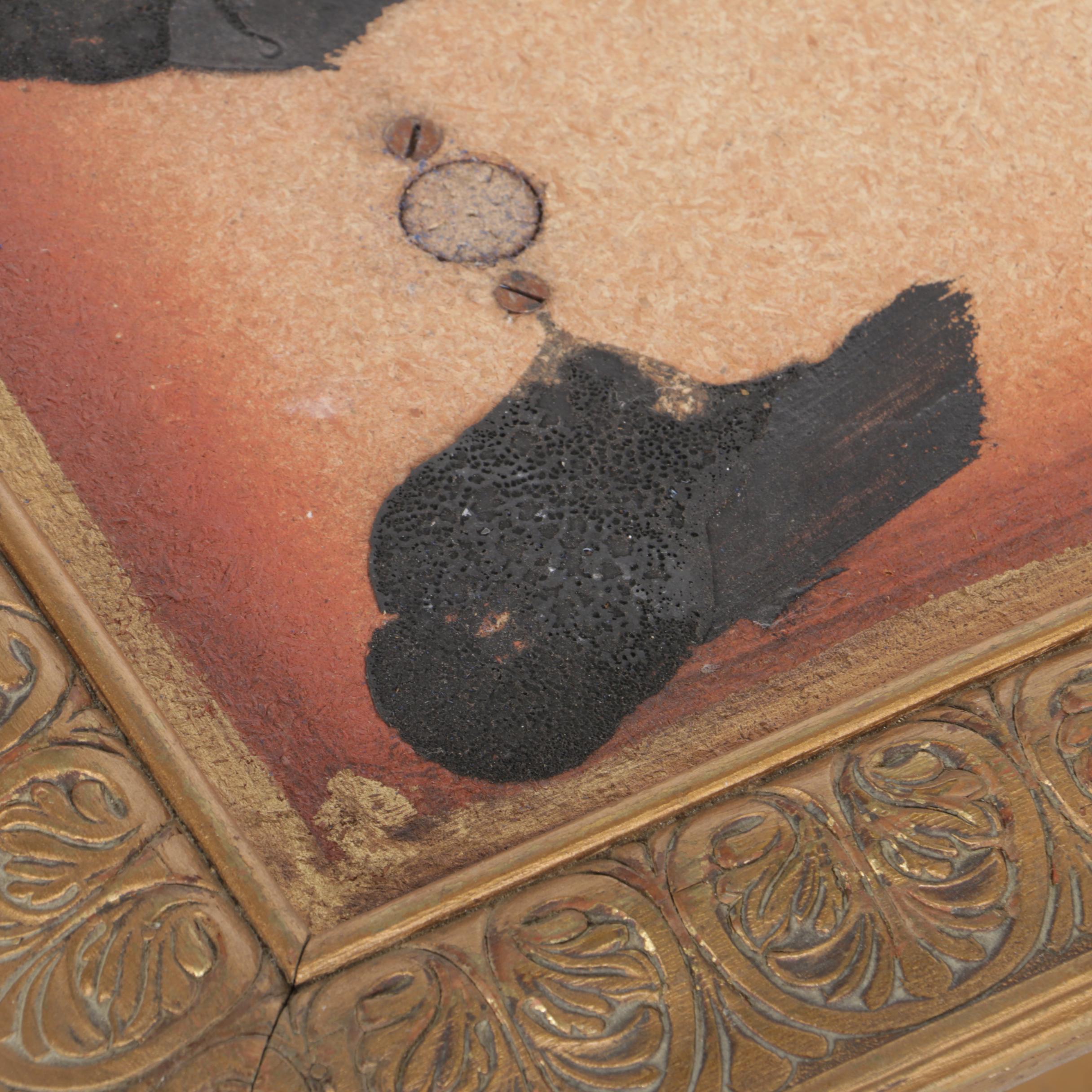 Italian Marble Top Accent Table