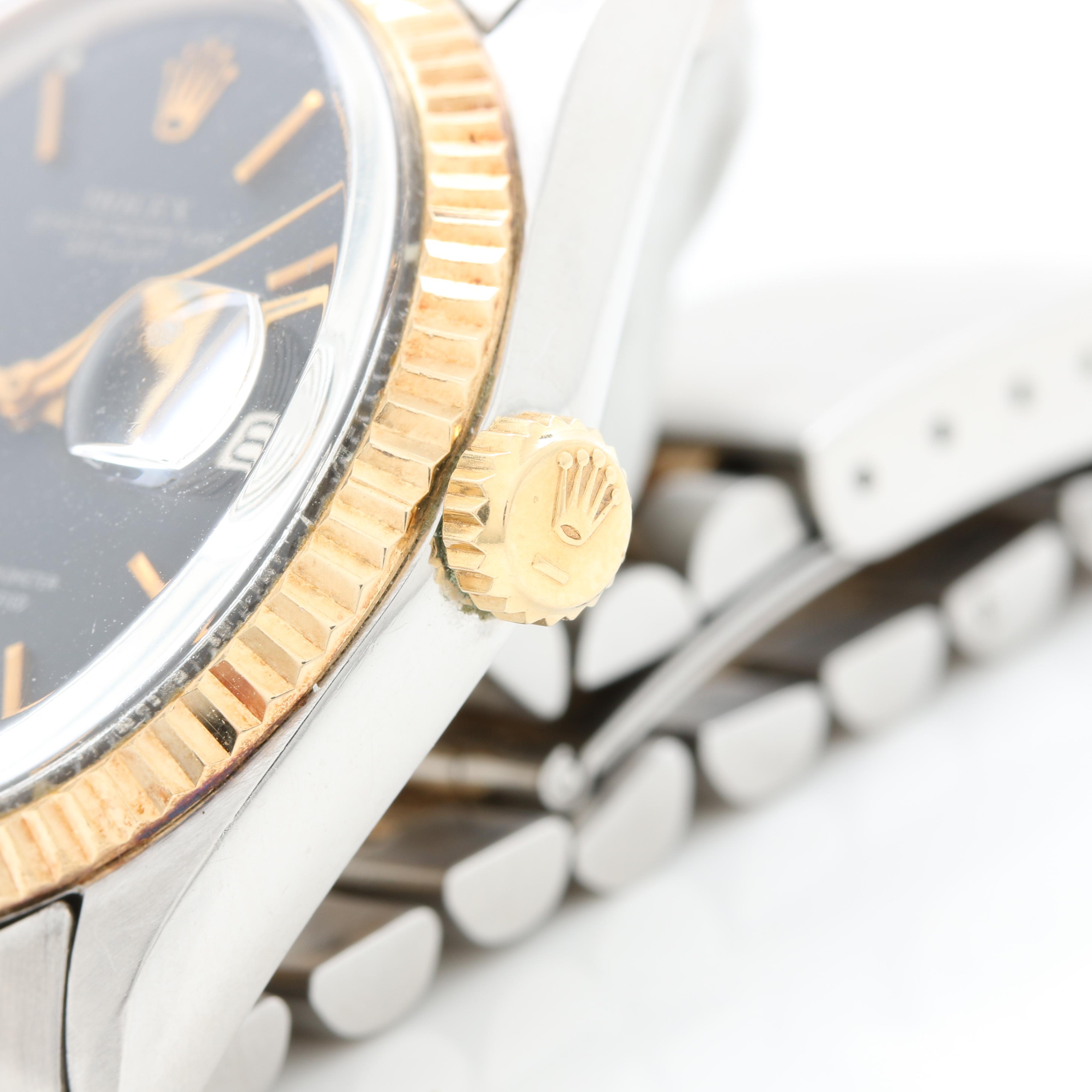 Rolex Oyster Perpetual Datejust Stainless Steel and 14K Yellow Gold Watch