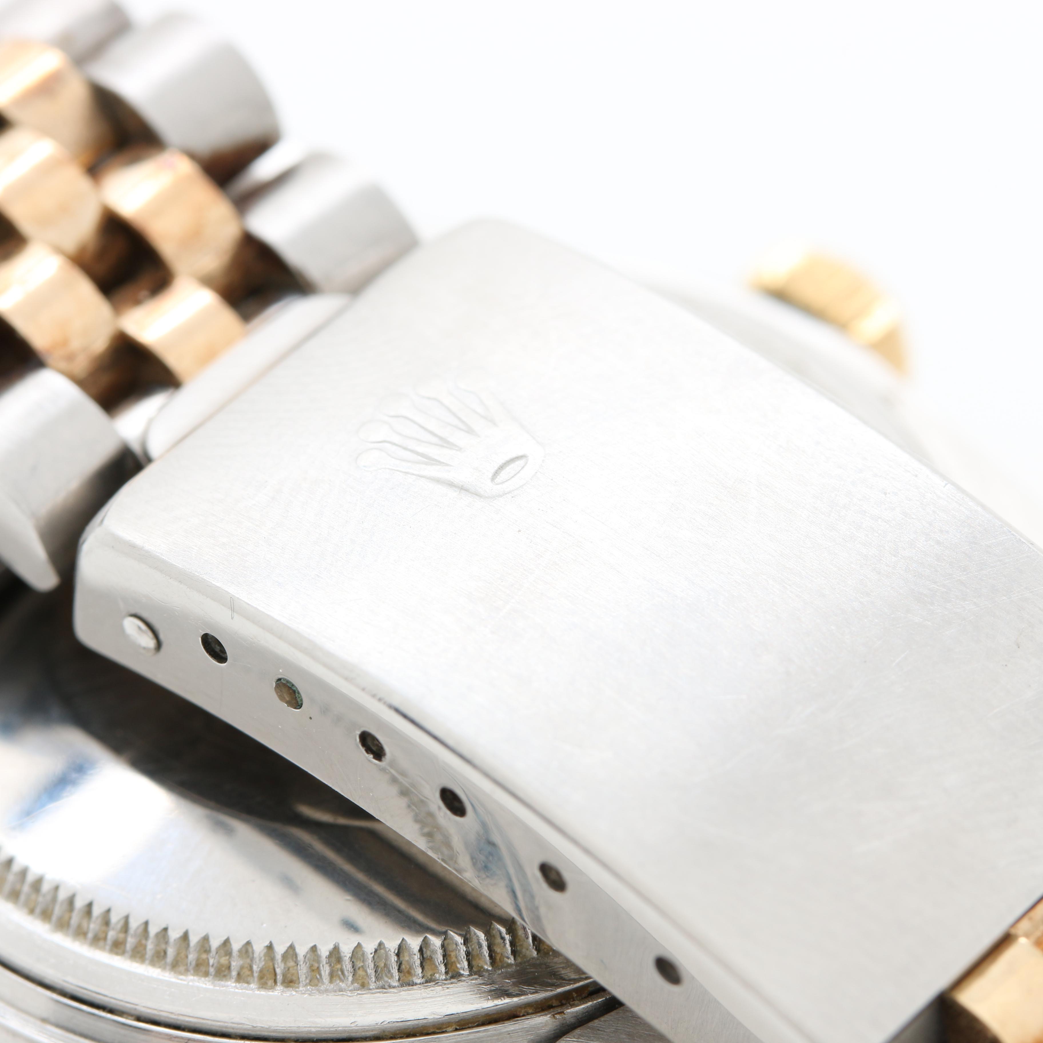 Rolex Oyster Perpetual Datejust Stainless Steel and 14K Yellow Gold Watch