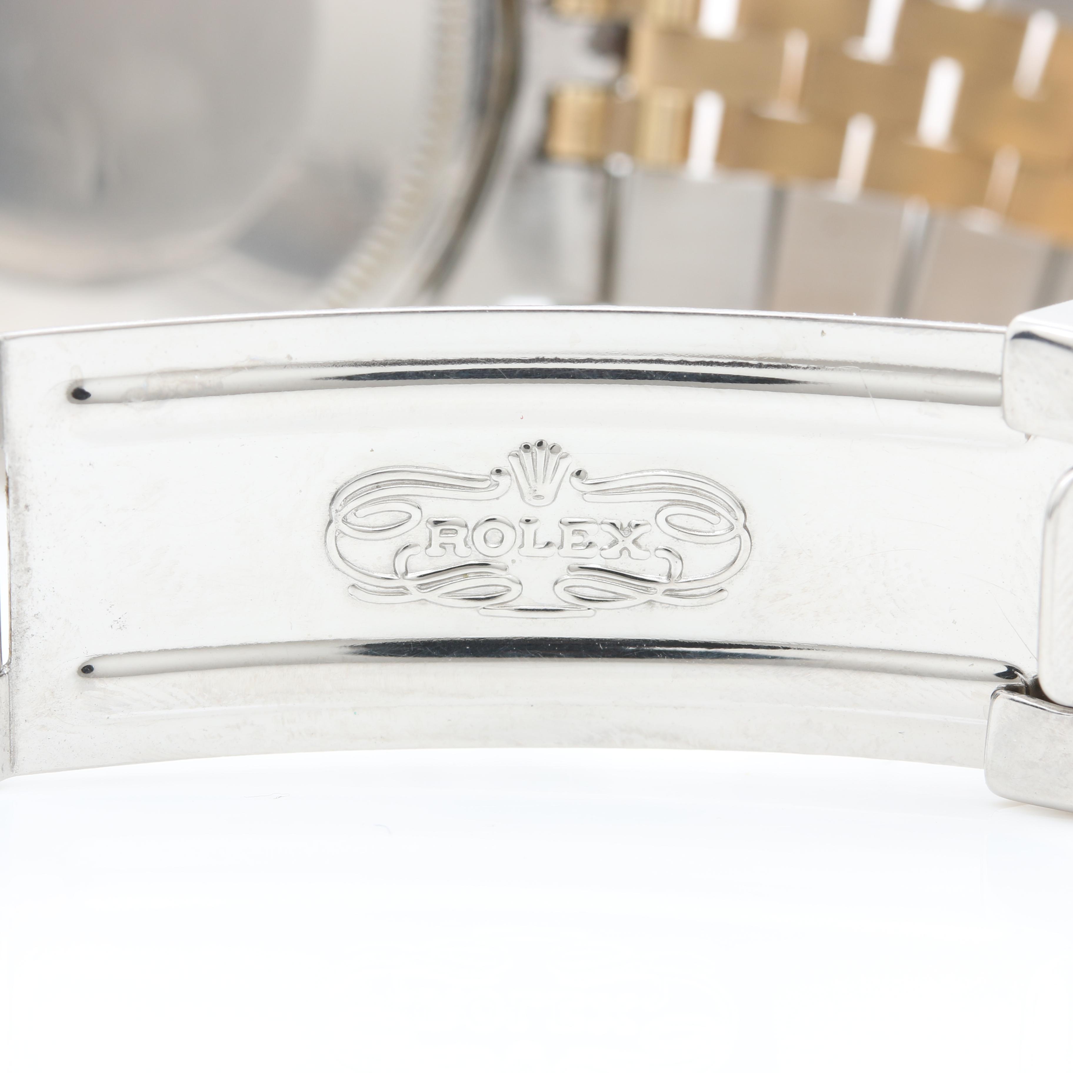 Rolex Oyster Perpetual Datejust Stainless Steel and 14K Yellow Gold Watch