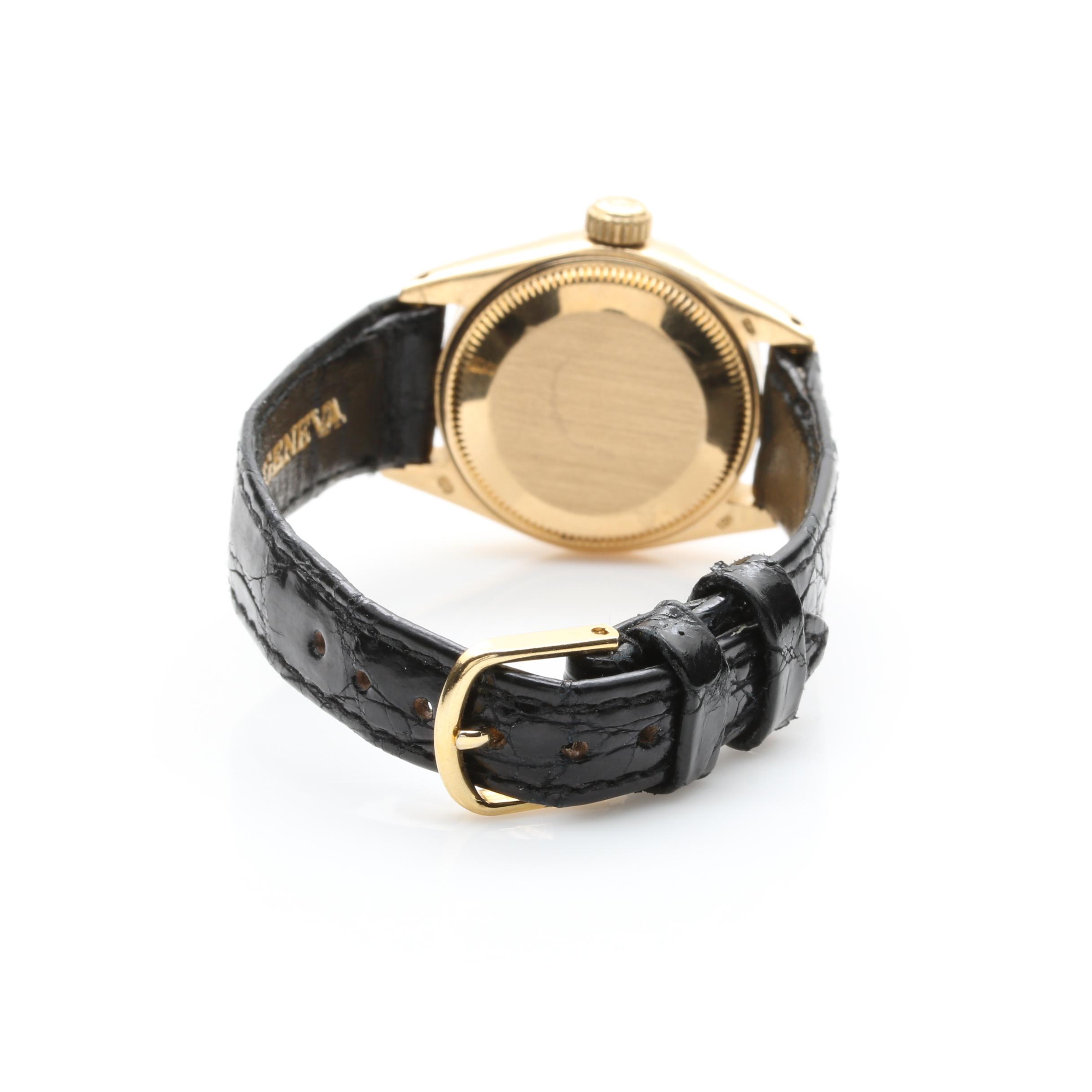 Rolex Oyster Perpetual DateJust 18K Yellow Gold and Diamond  Watch