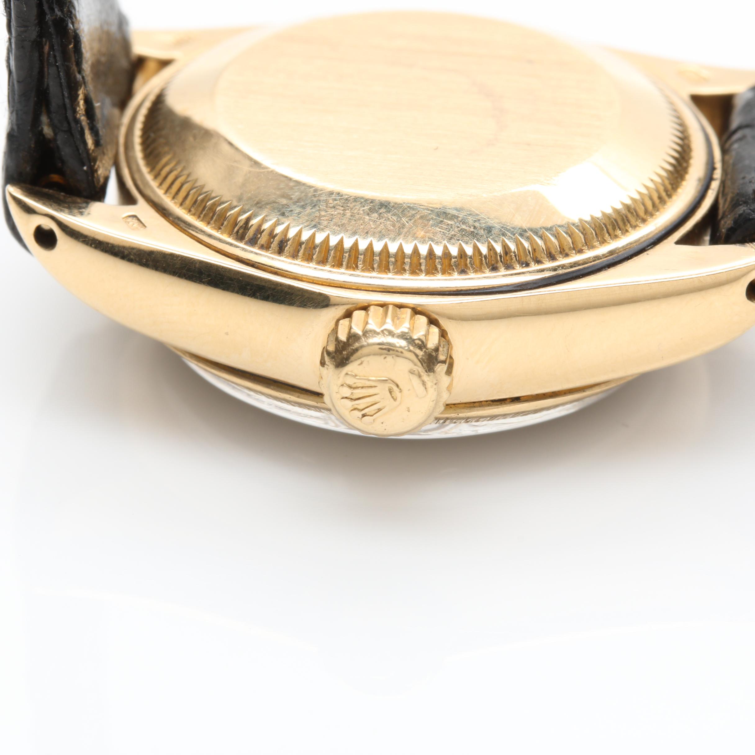 Rolex Oyster Perpetual DateJust 18K Yellow Gold and Diamond  Watch