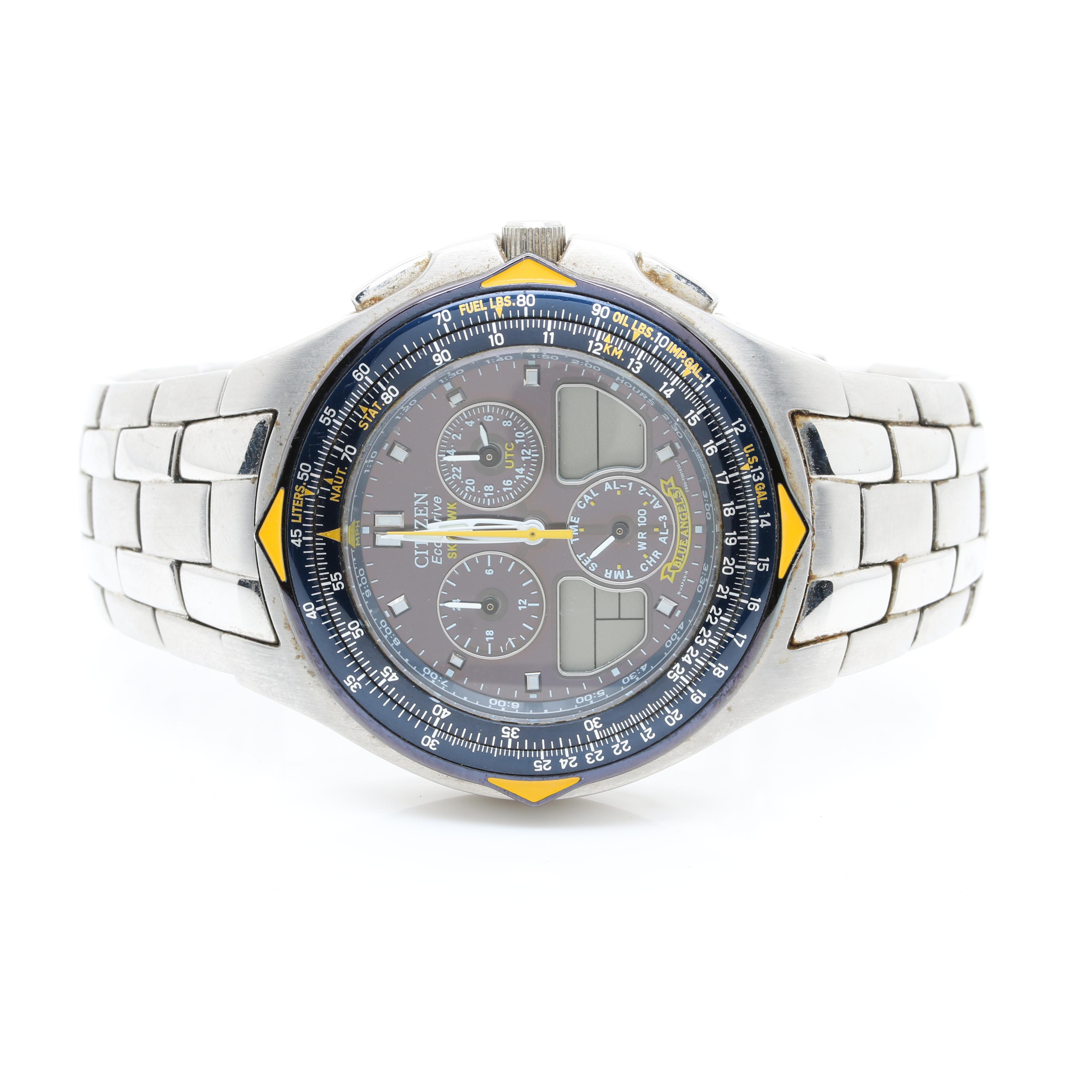Citizen Blue Angels Stainless Steel Watch