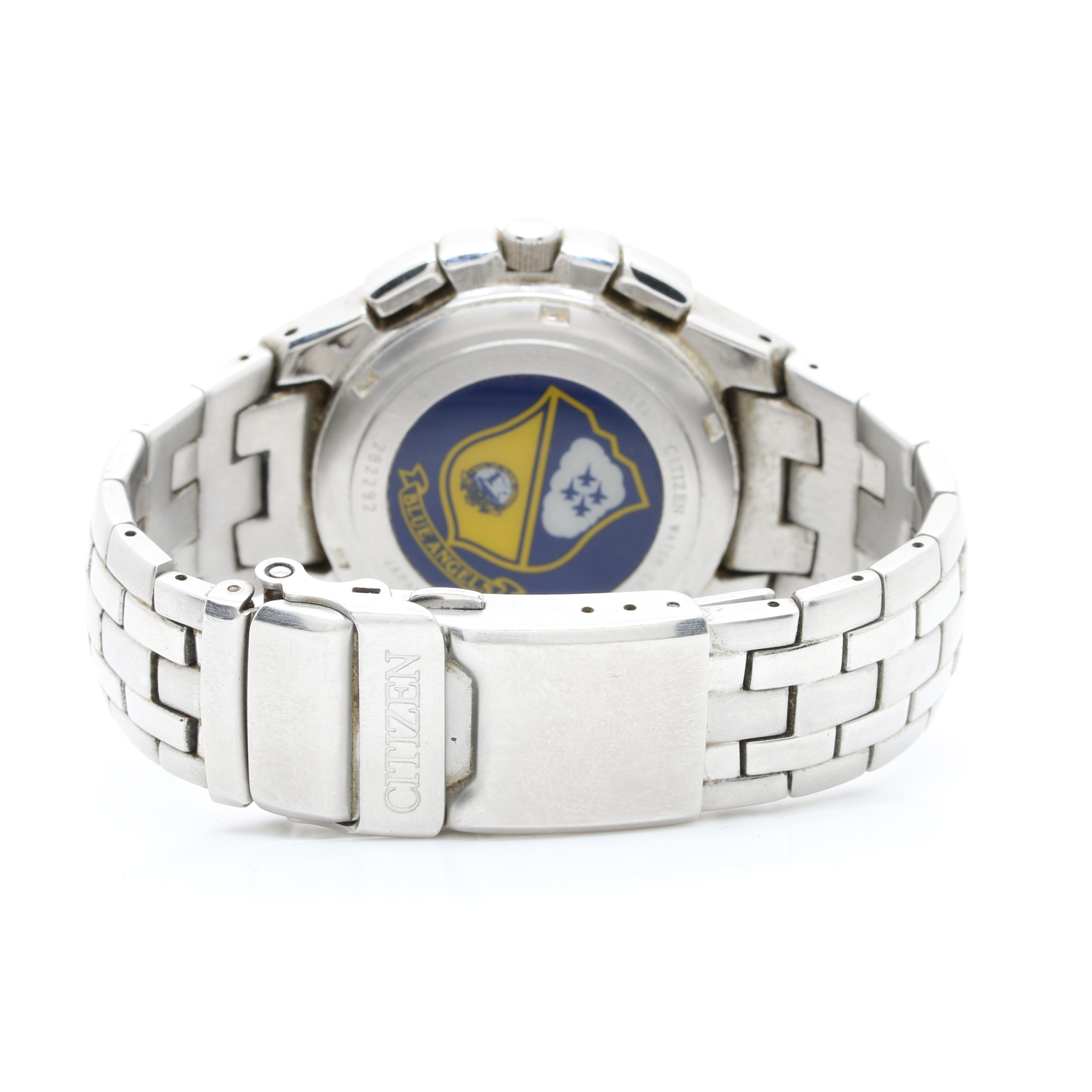 Citizen Blue Angels Stainless Steel Watch