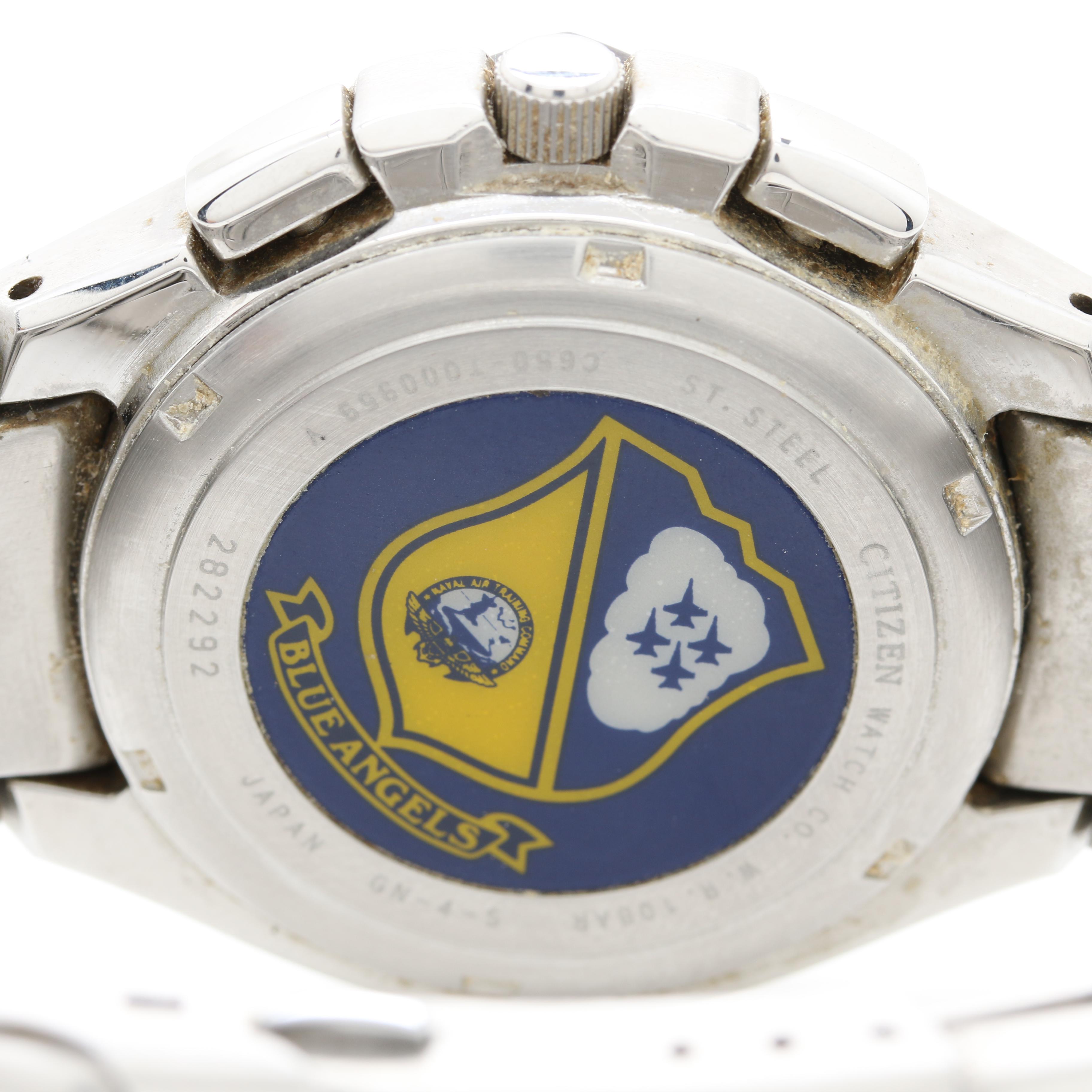Citizen Blue Angels Stainless Steel Watch