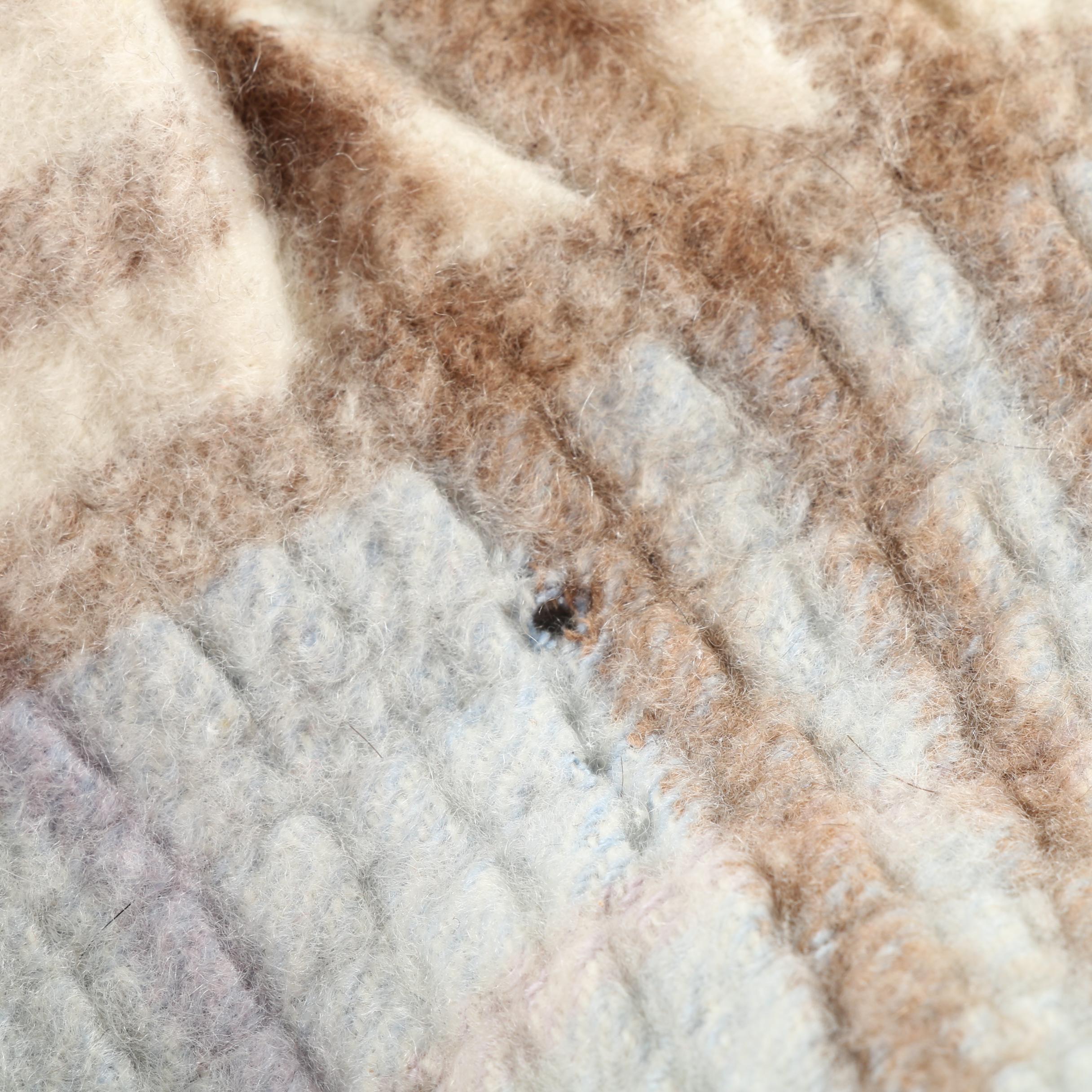 Burberry Plaid Cashmere Ruched Scarf