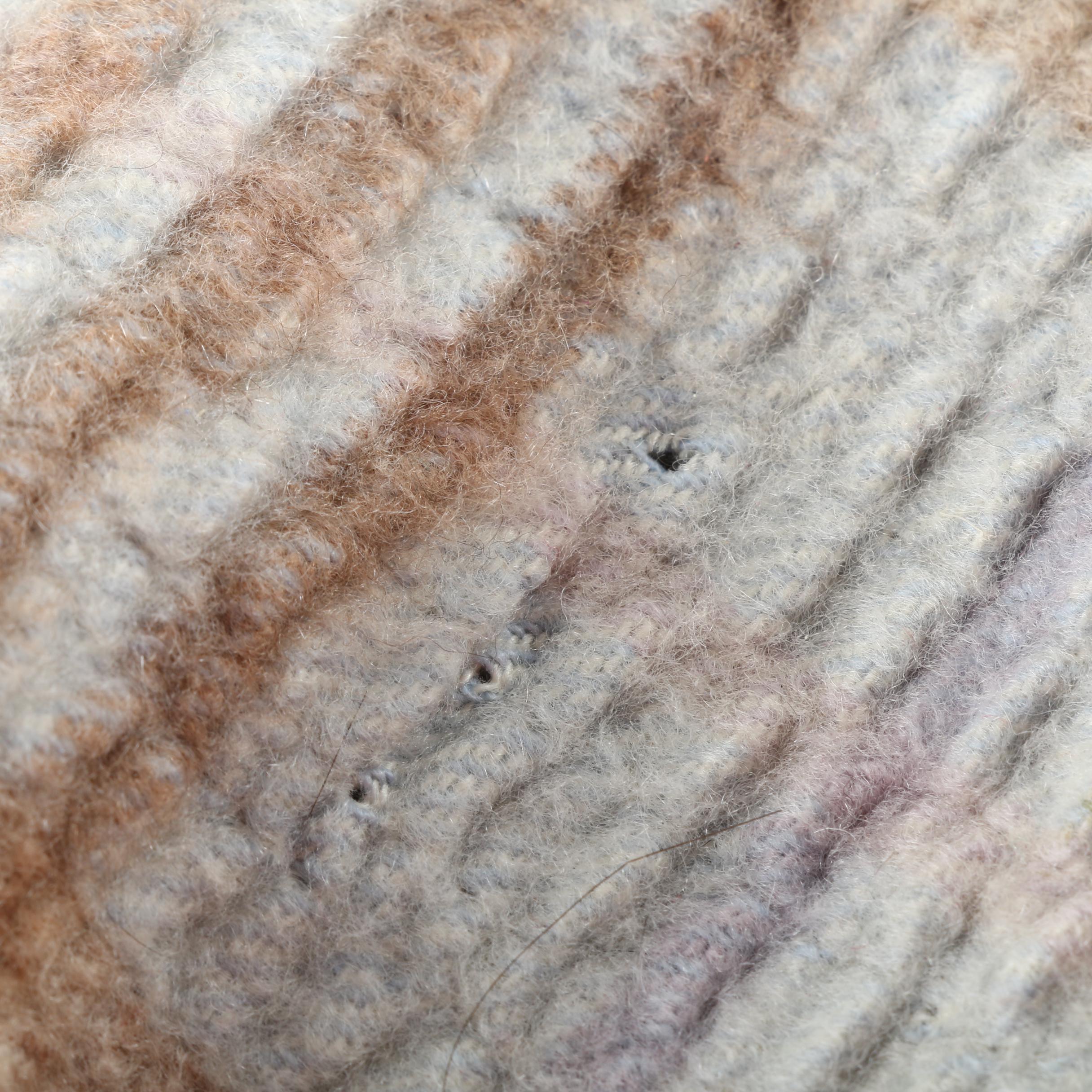 Burberry Plaid Cashmere Ruched Scarf