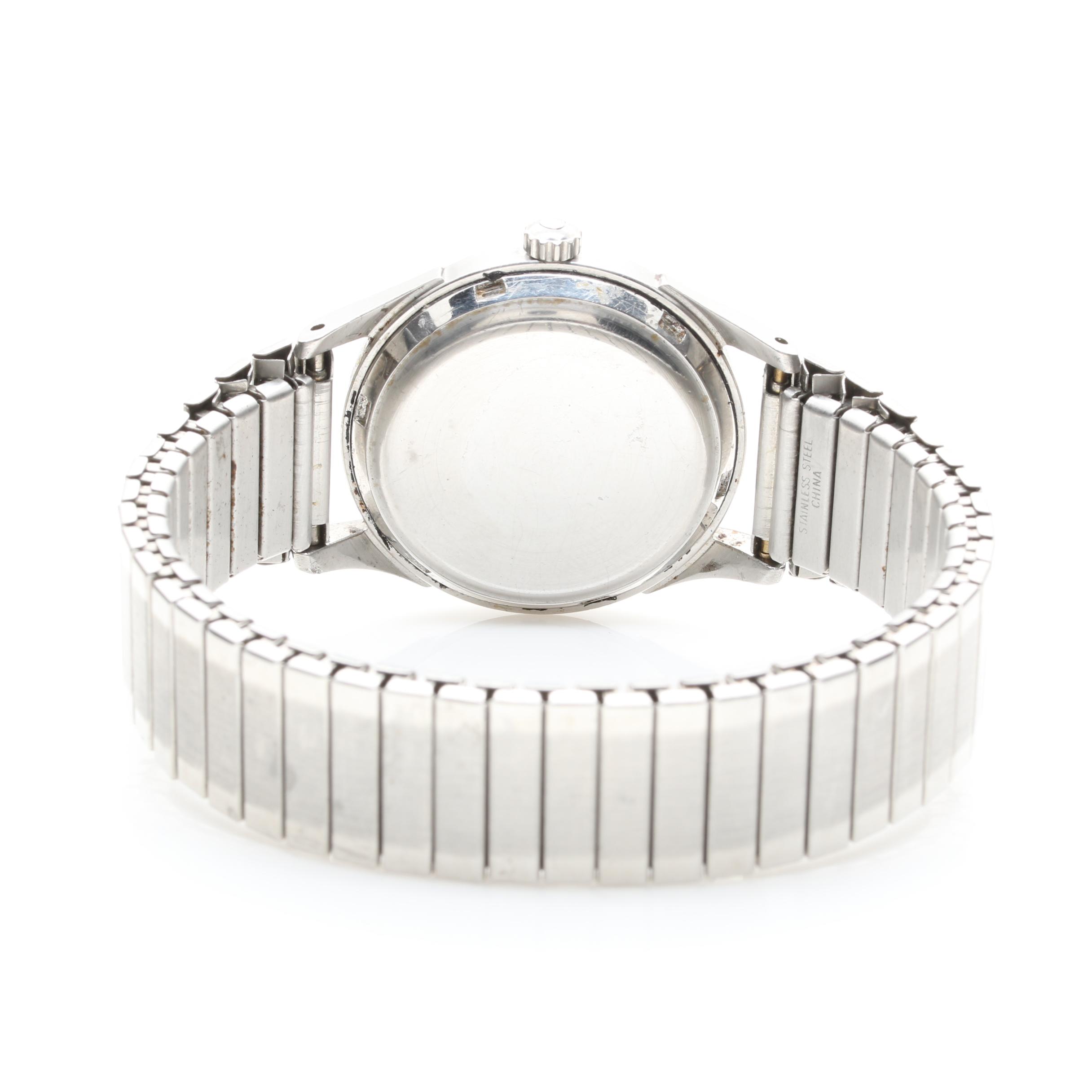 Omega Silver Tone Automatic Watch