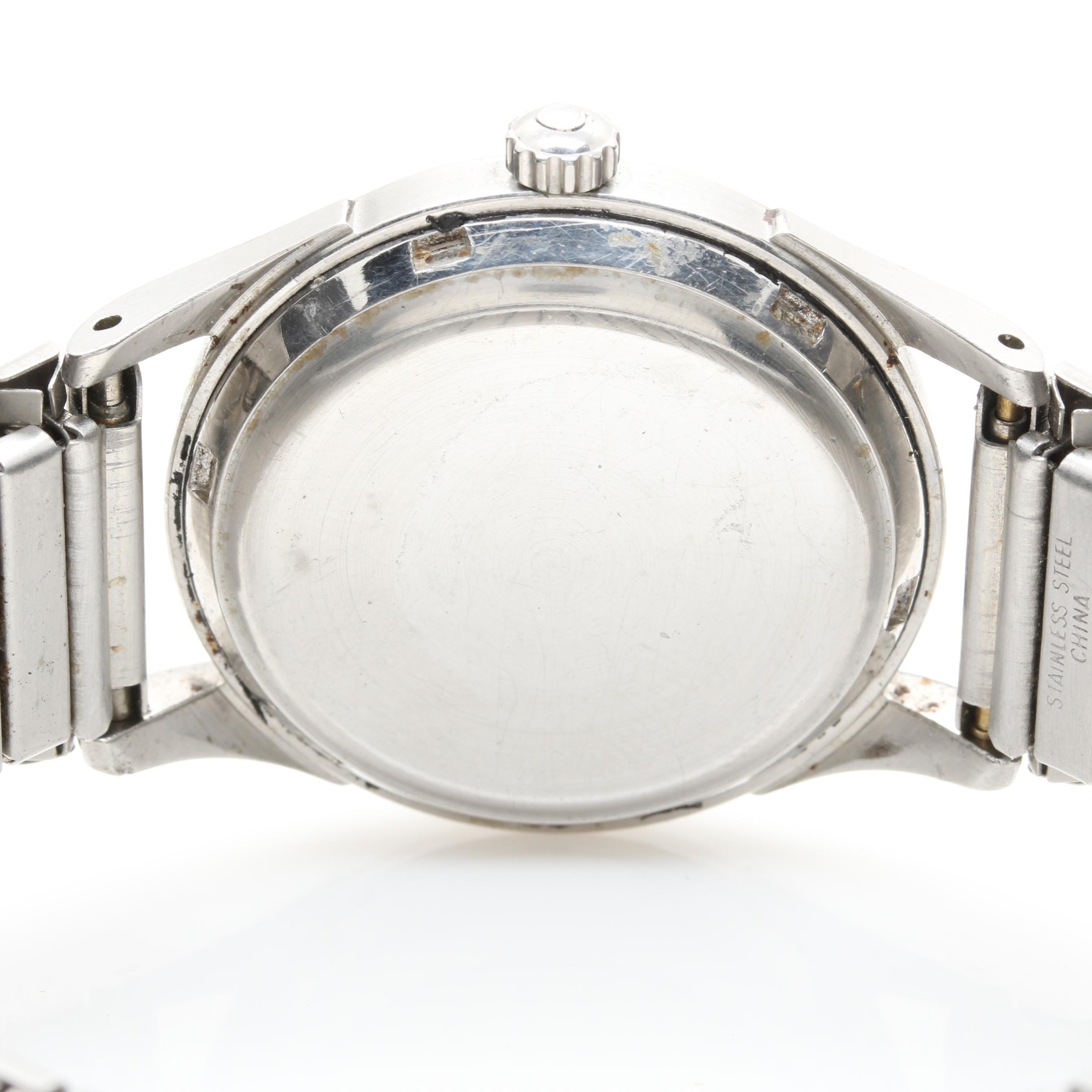 Omega Silver Tone Automatic Watch