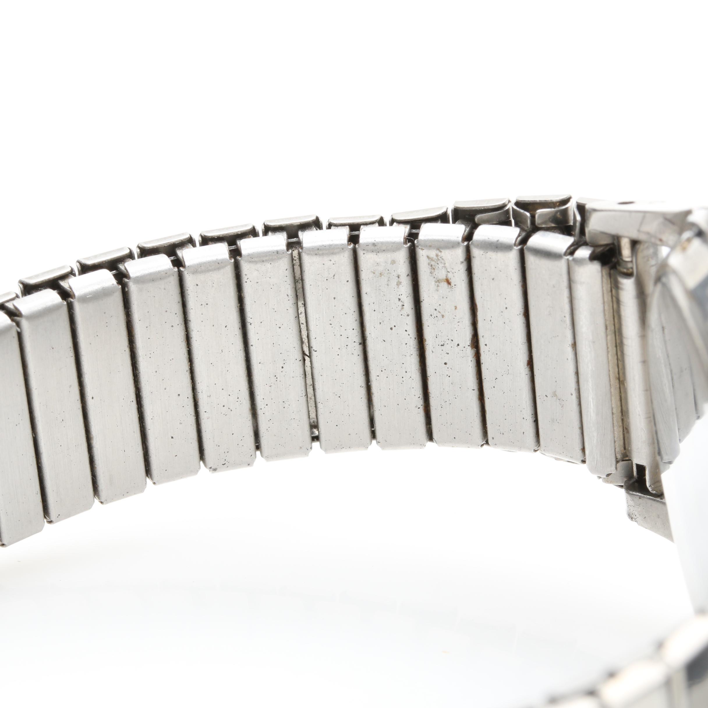 Omega Silver Tone Automatic Watch