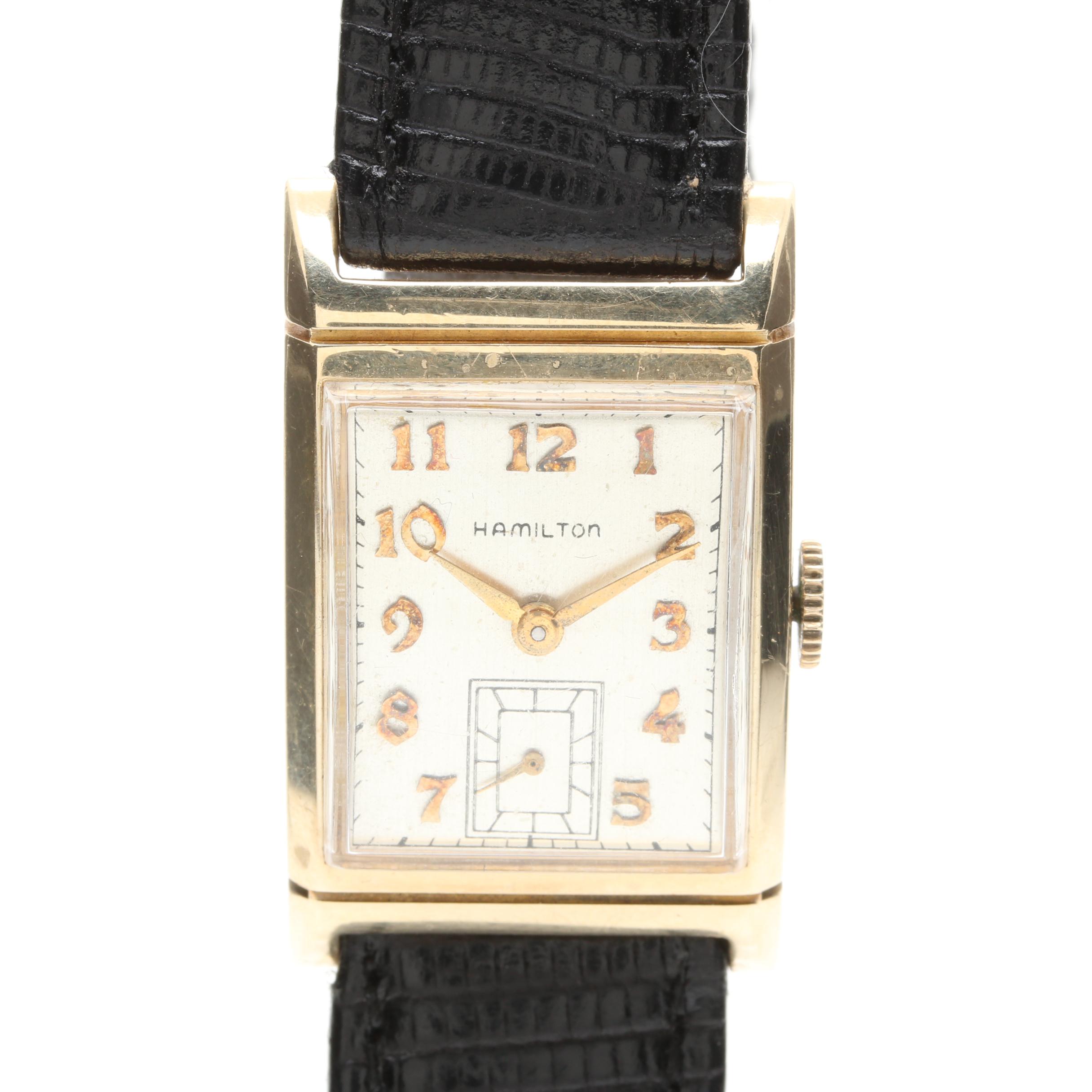 Hamilton 10K Yellow Gold Watch
