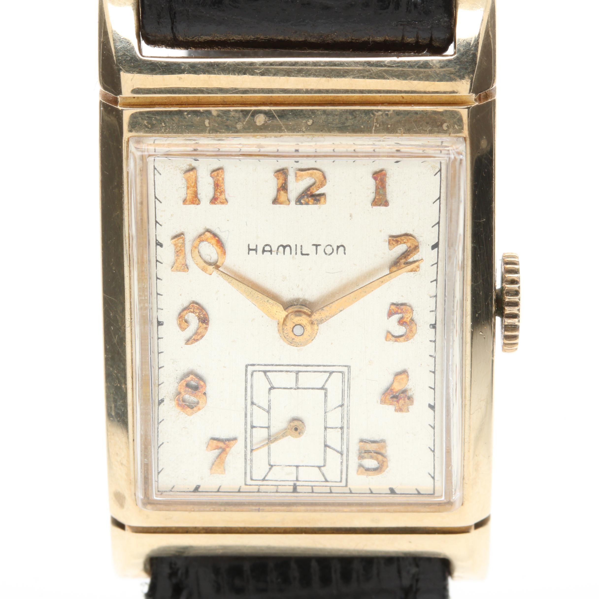 Hamilton 10K Yellow Gold Watch