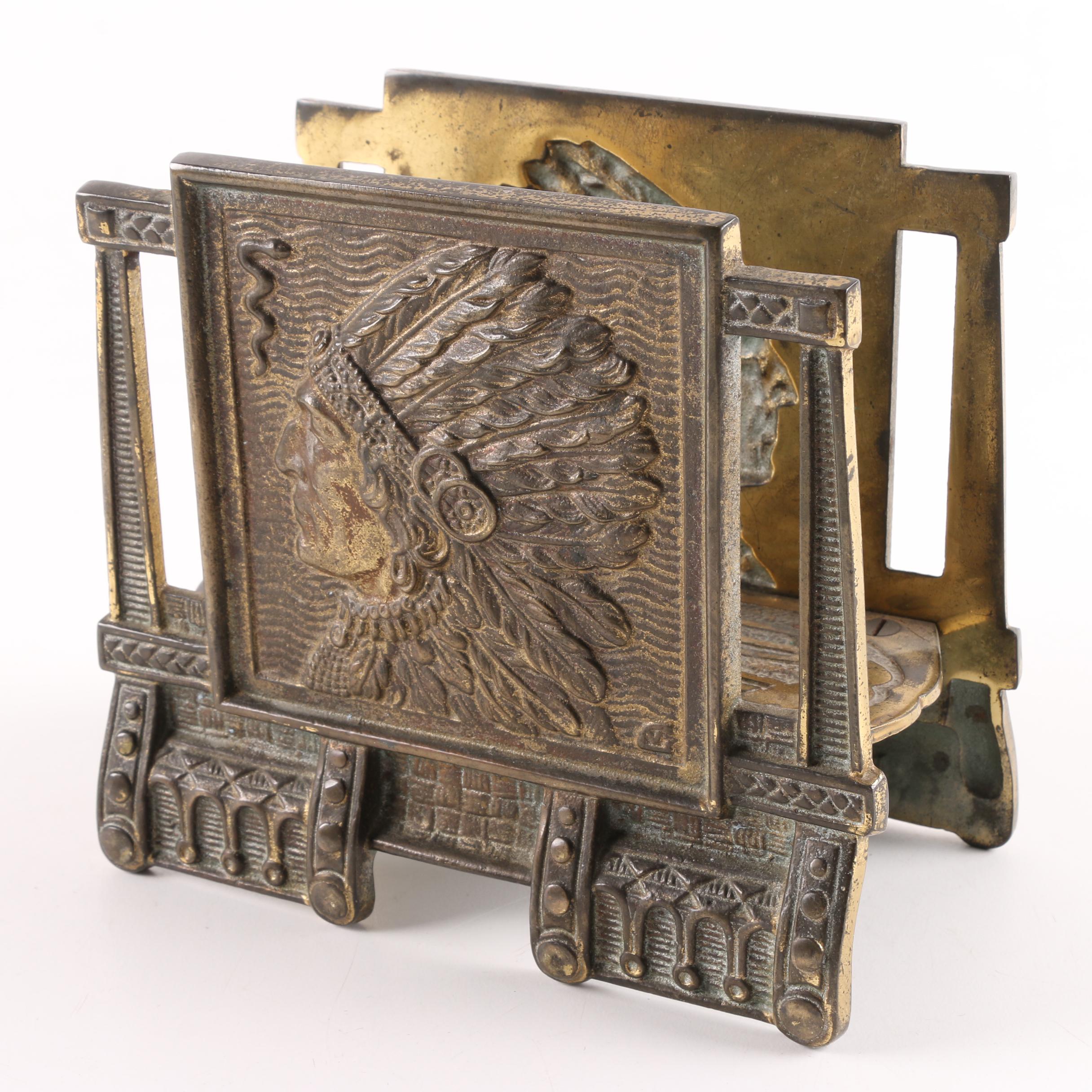 Vintage Judd Manufacturing Co. Iron Letter Holder