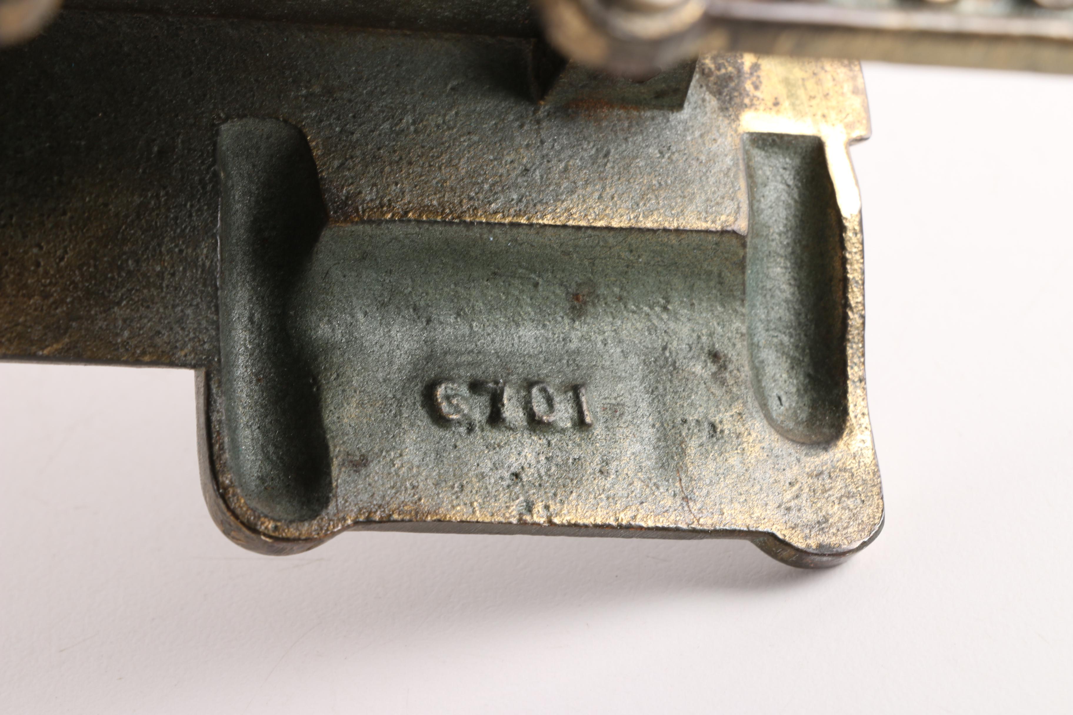 Vintage Judd Manufacturing Co. Iron Letter Holder