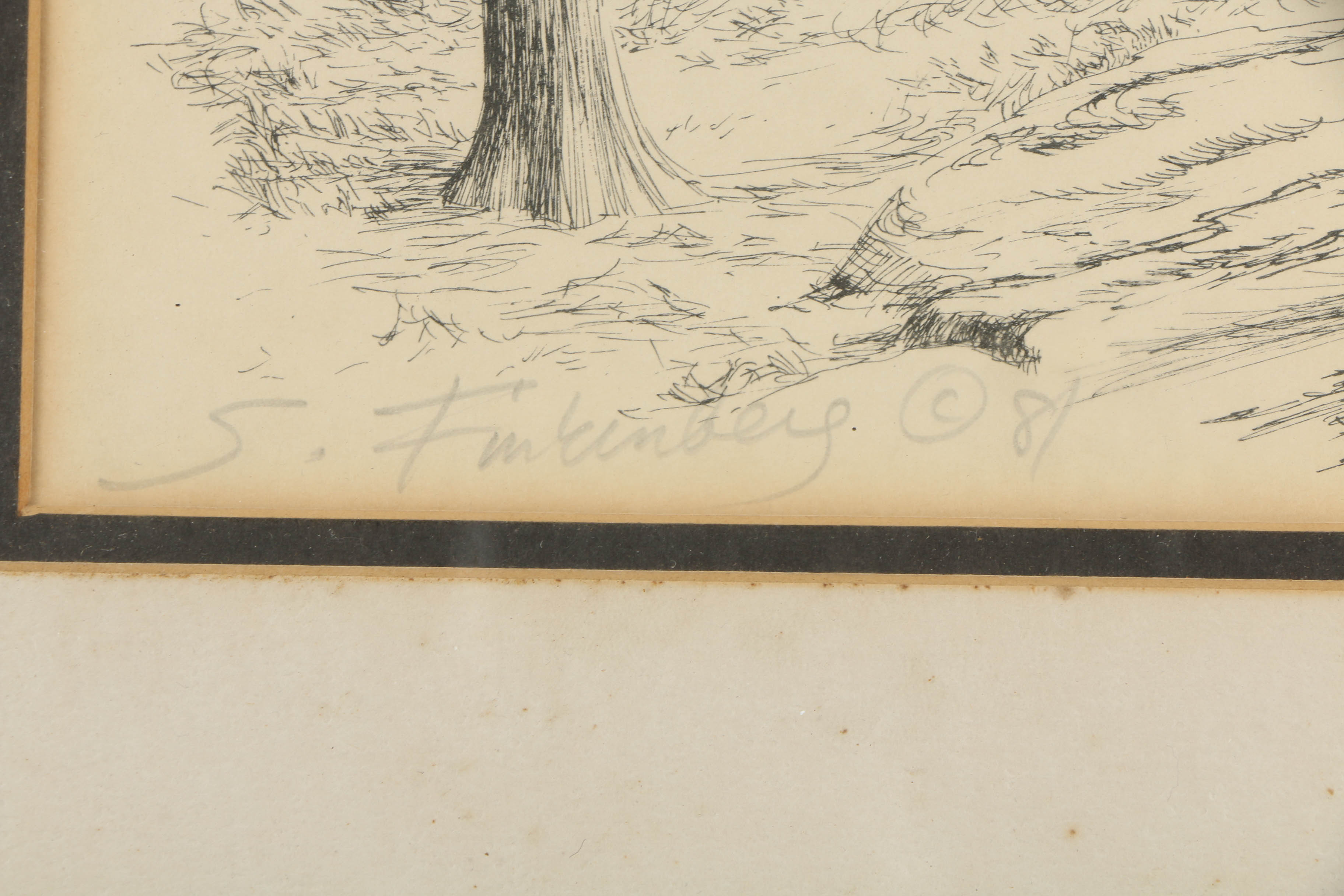 S. Finkenberg Lithograph of Central Park