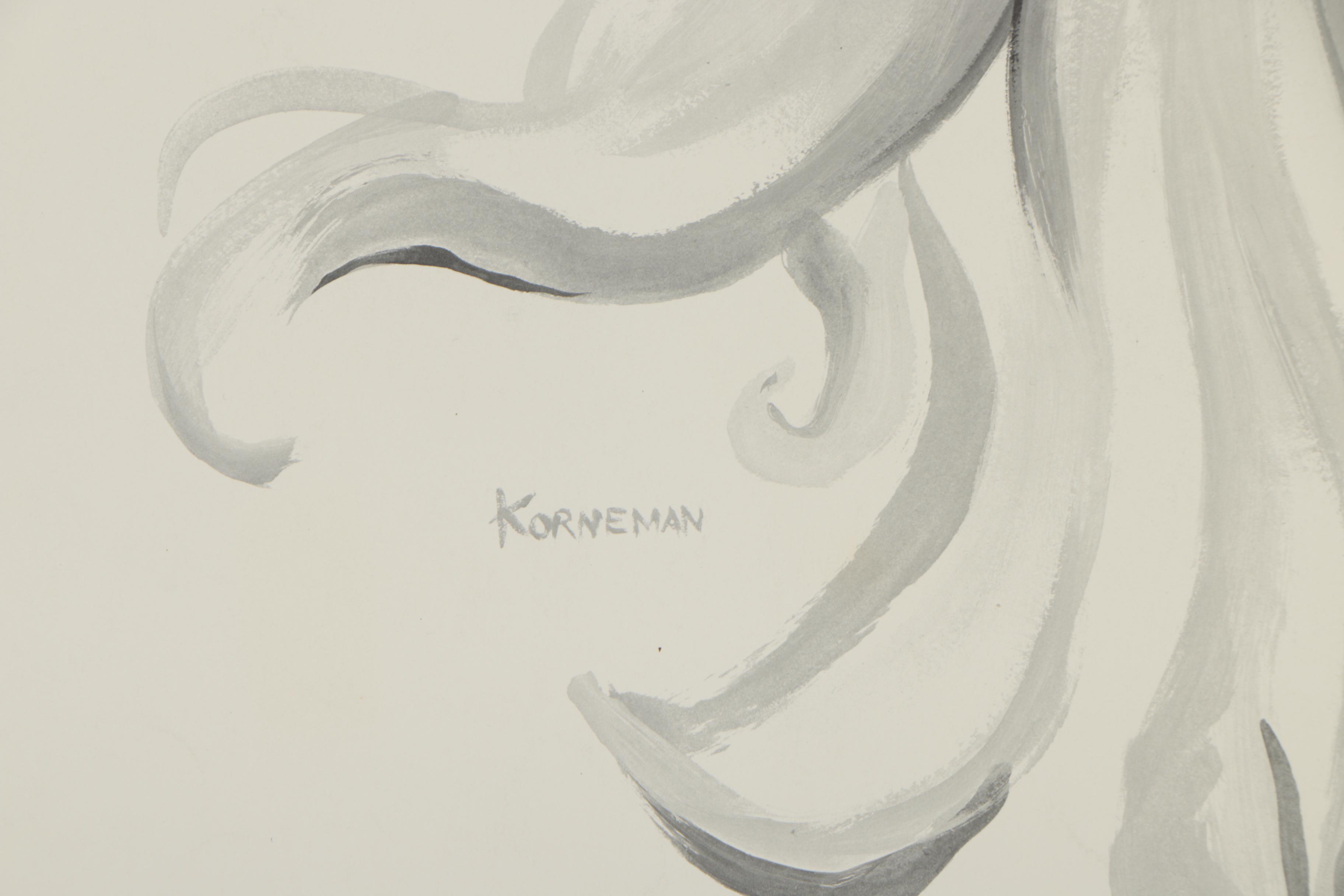 Korneman Halftone Prints of Women's Portraits