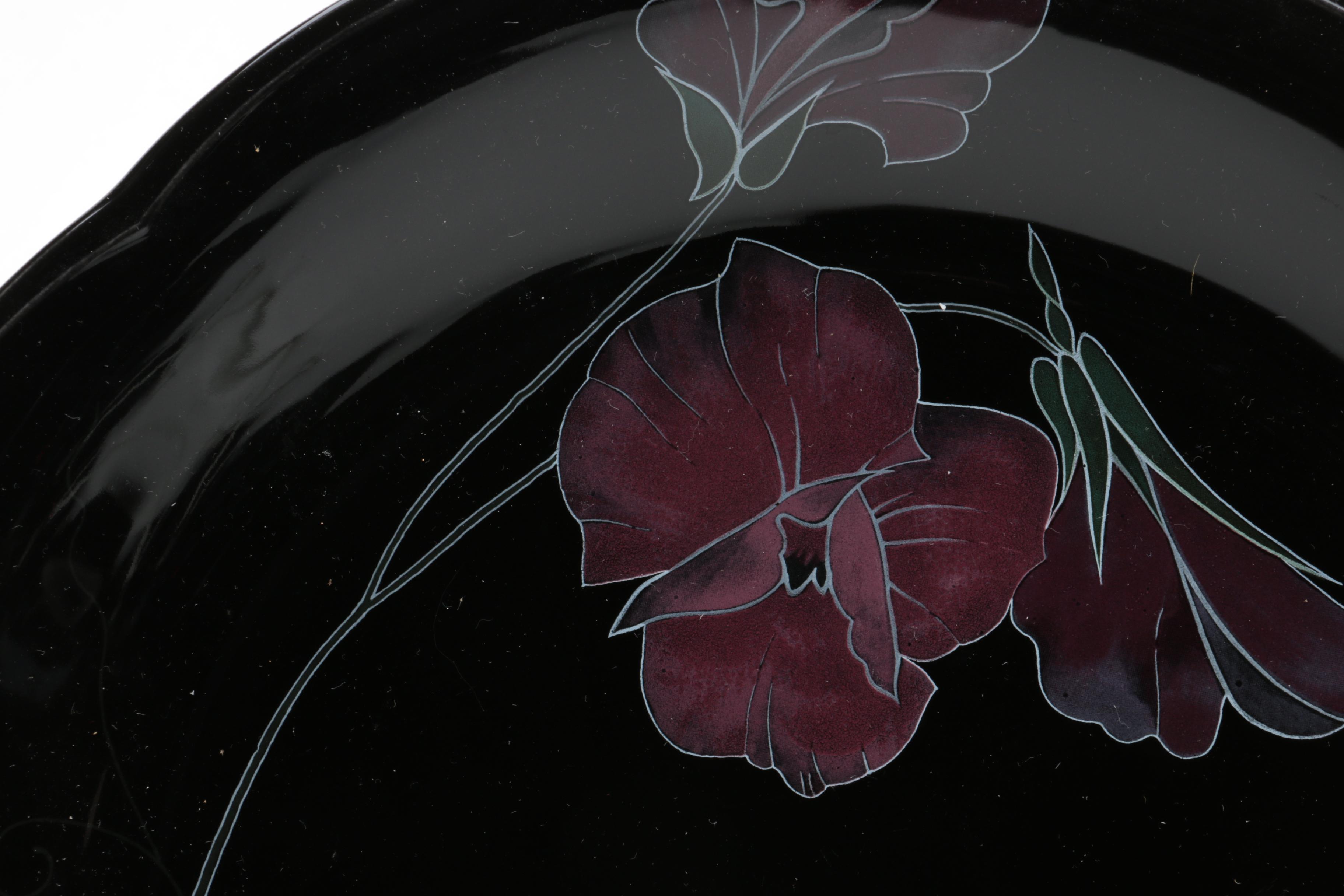 Vintage Black Mikasa Rondo "Tango" Tableware 1981-88