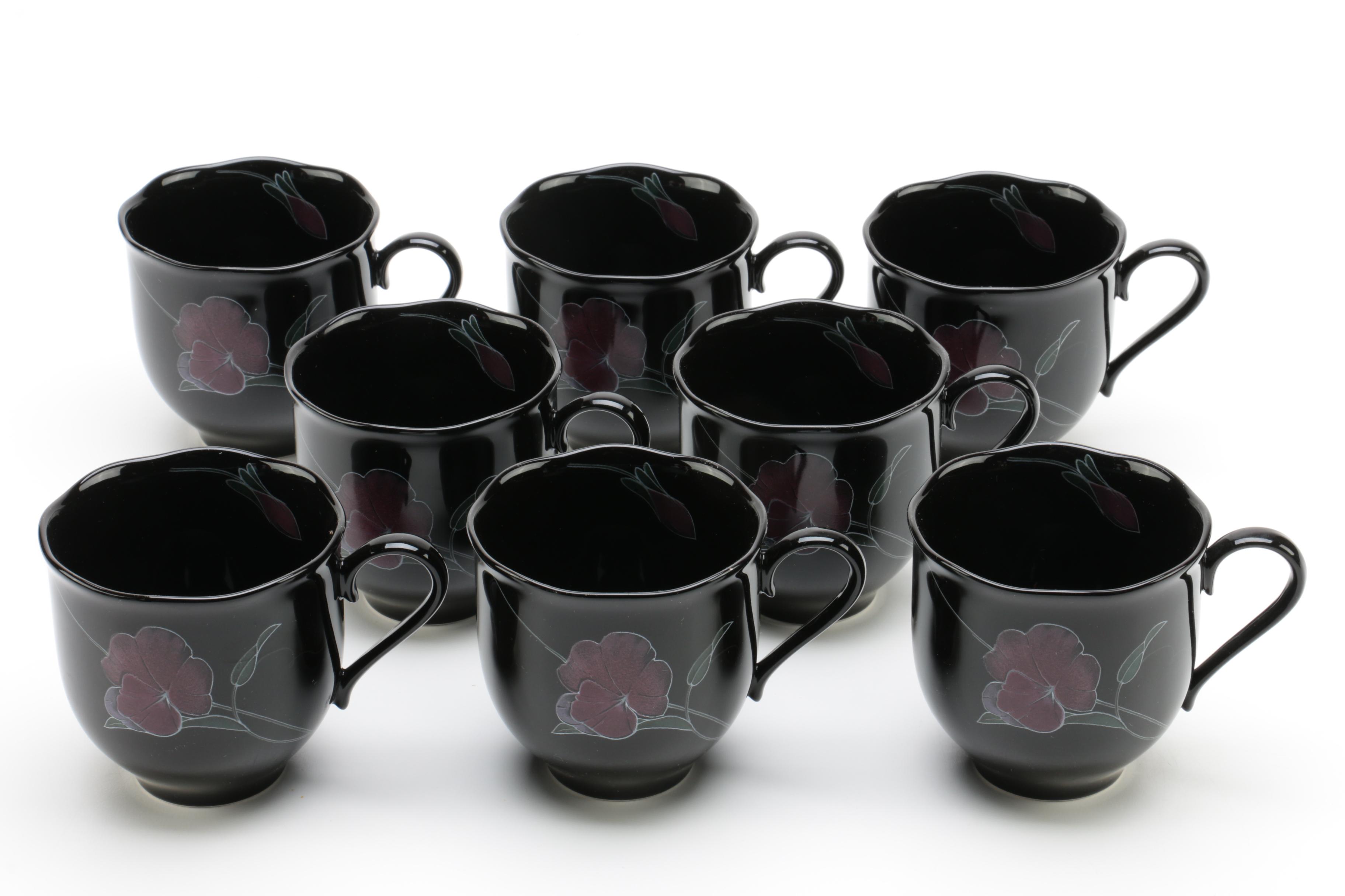 Vintage Black Mikasa Rondo "Tango" Tableware 1981-88