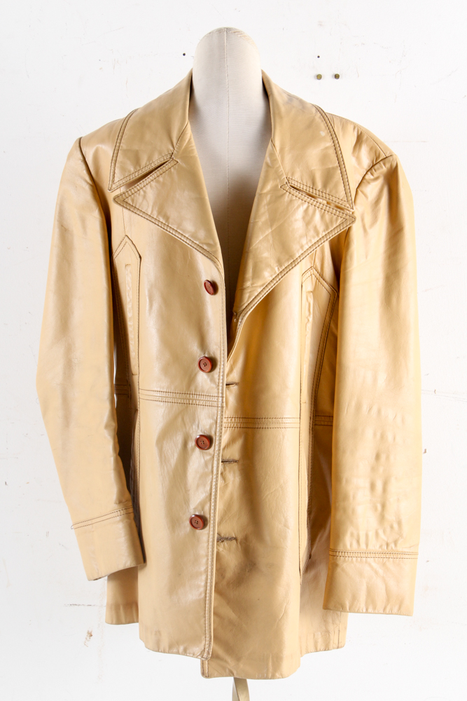 Men's Vintage Lakeland Beige Leather Jacket