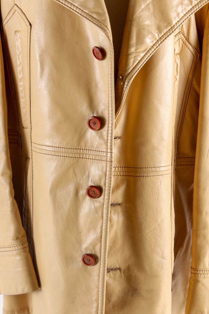 Men's Vintage Lakeland Beige Leather Jacket