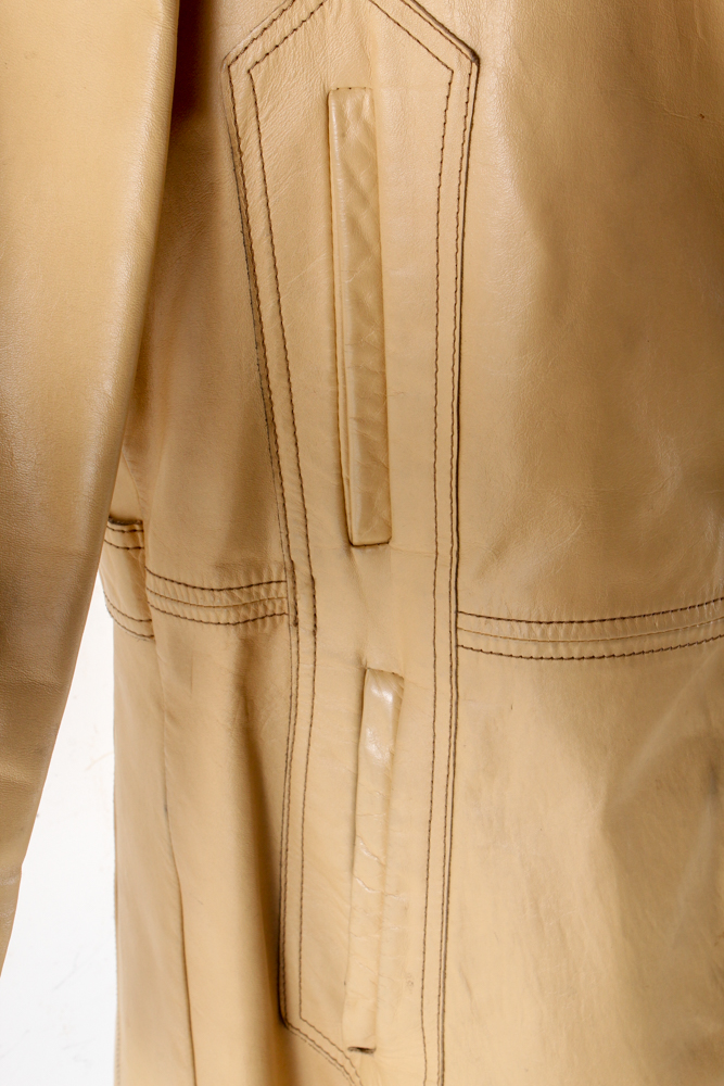 Men's Vintage Lakeland Beige Leather Jacket
