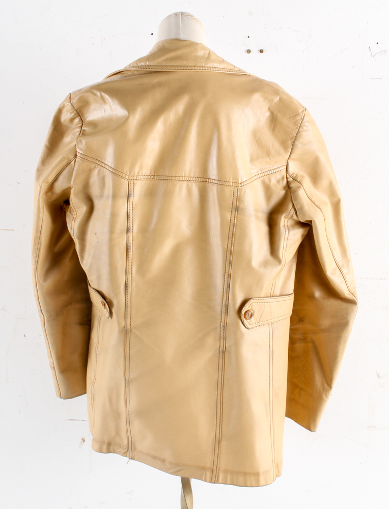 Men's Vintage Lakeland Beige Leather Jacket